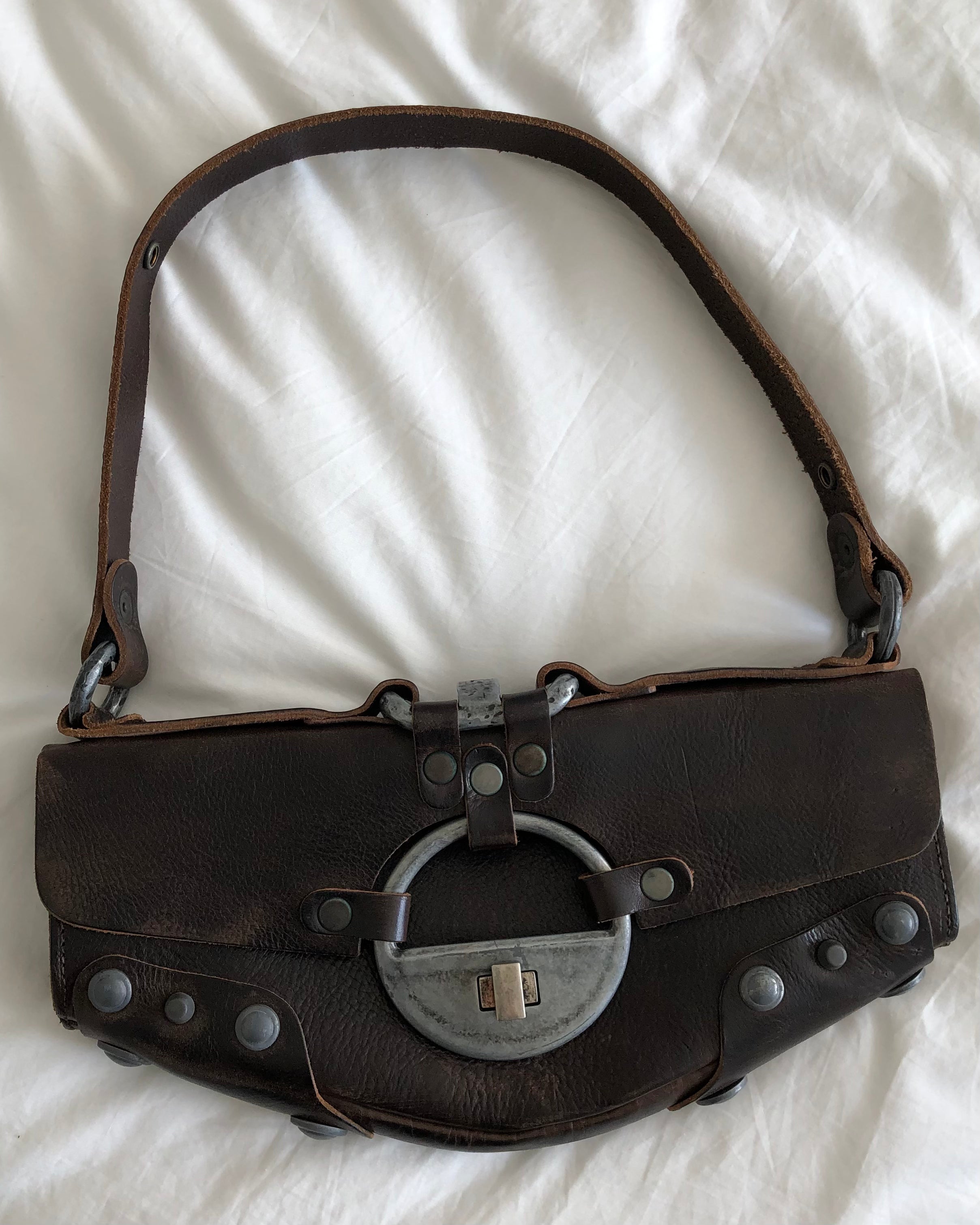 DIESEL archive chain gimmick leather bag 【公式通販】