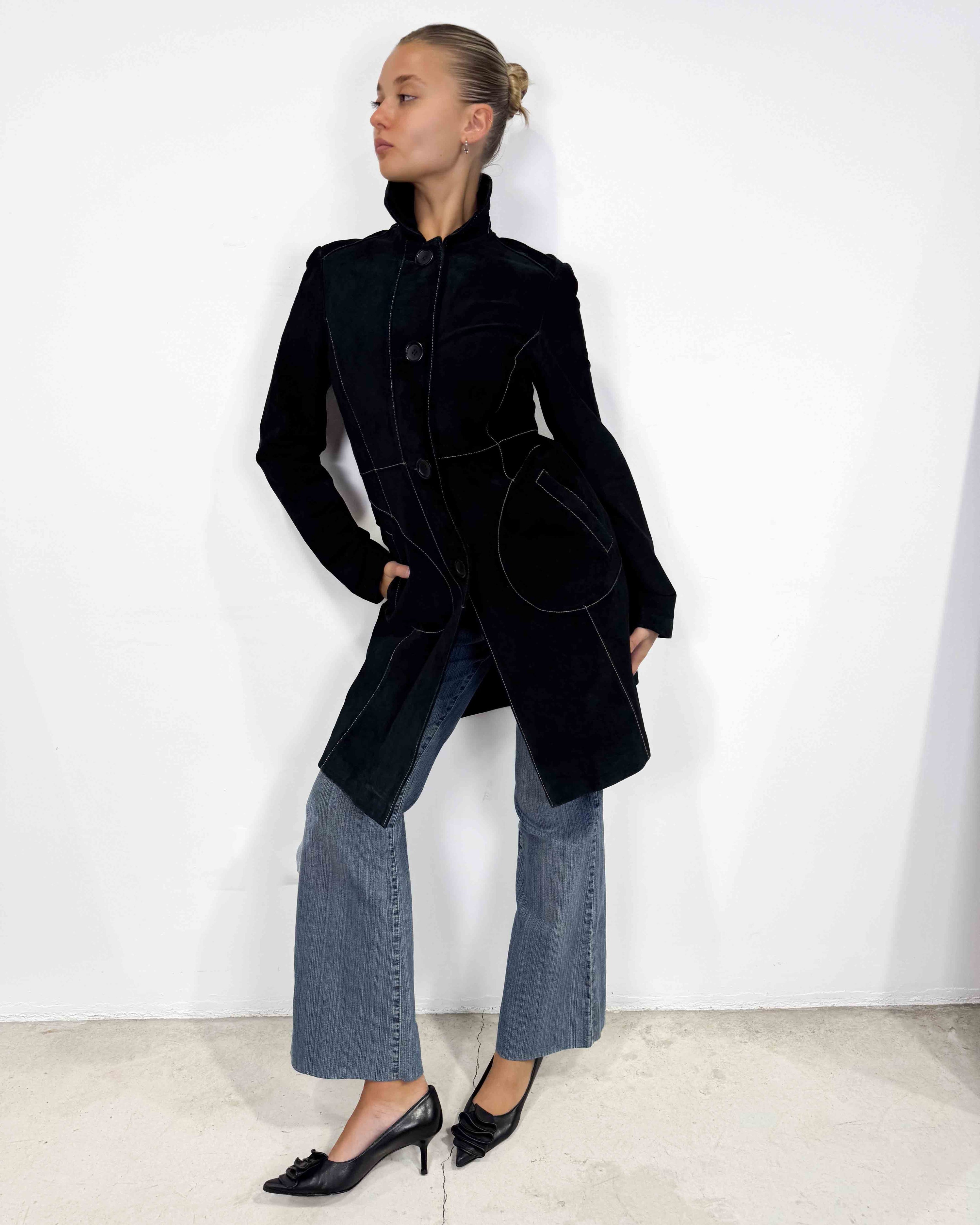 The Isabelle leather coat