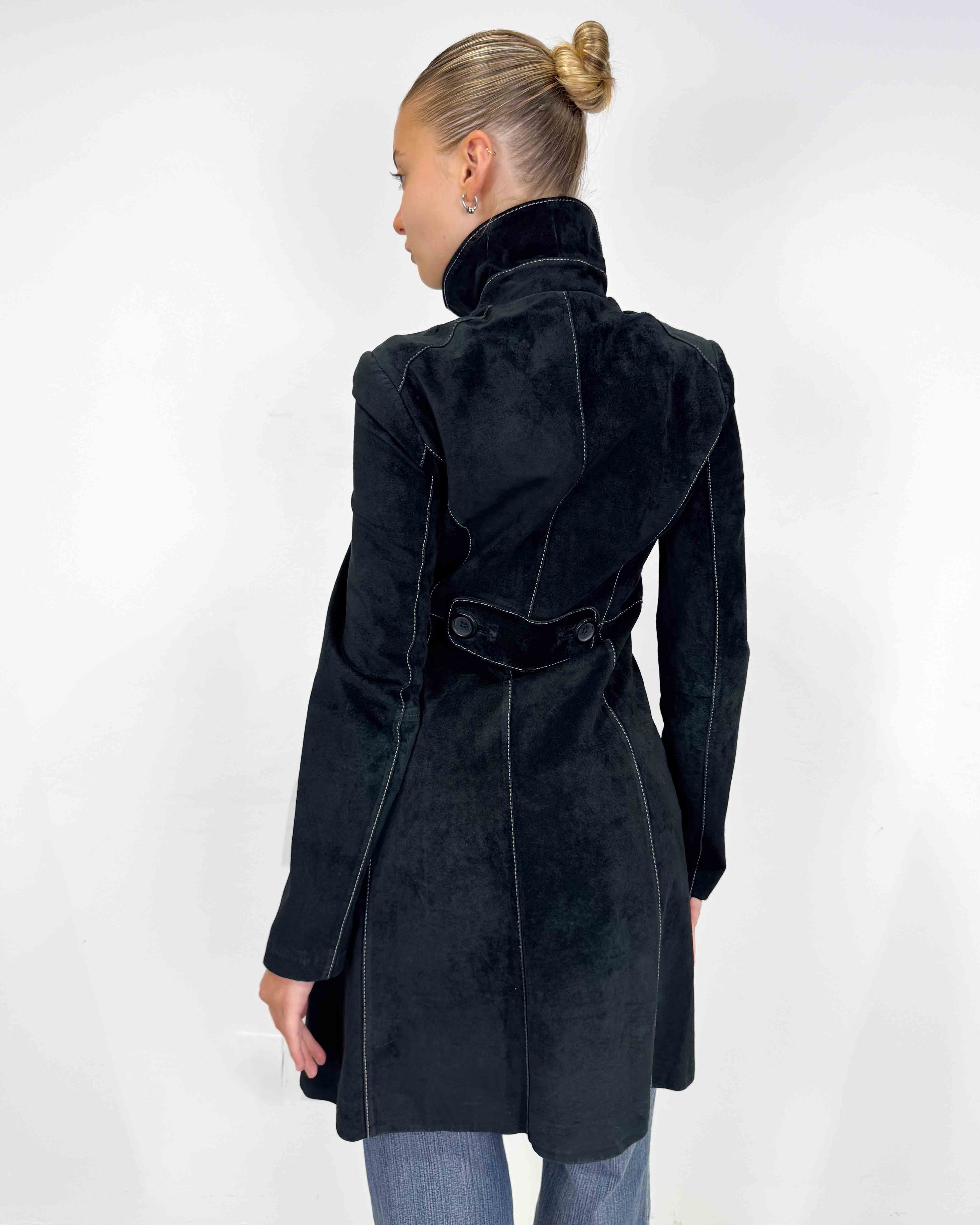 The Isabelle leather coat