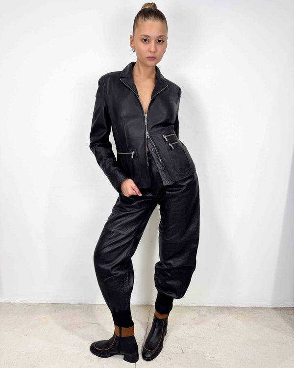 The Abbie leather jacket