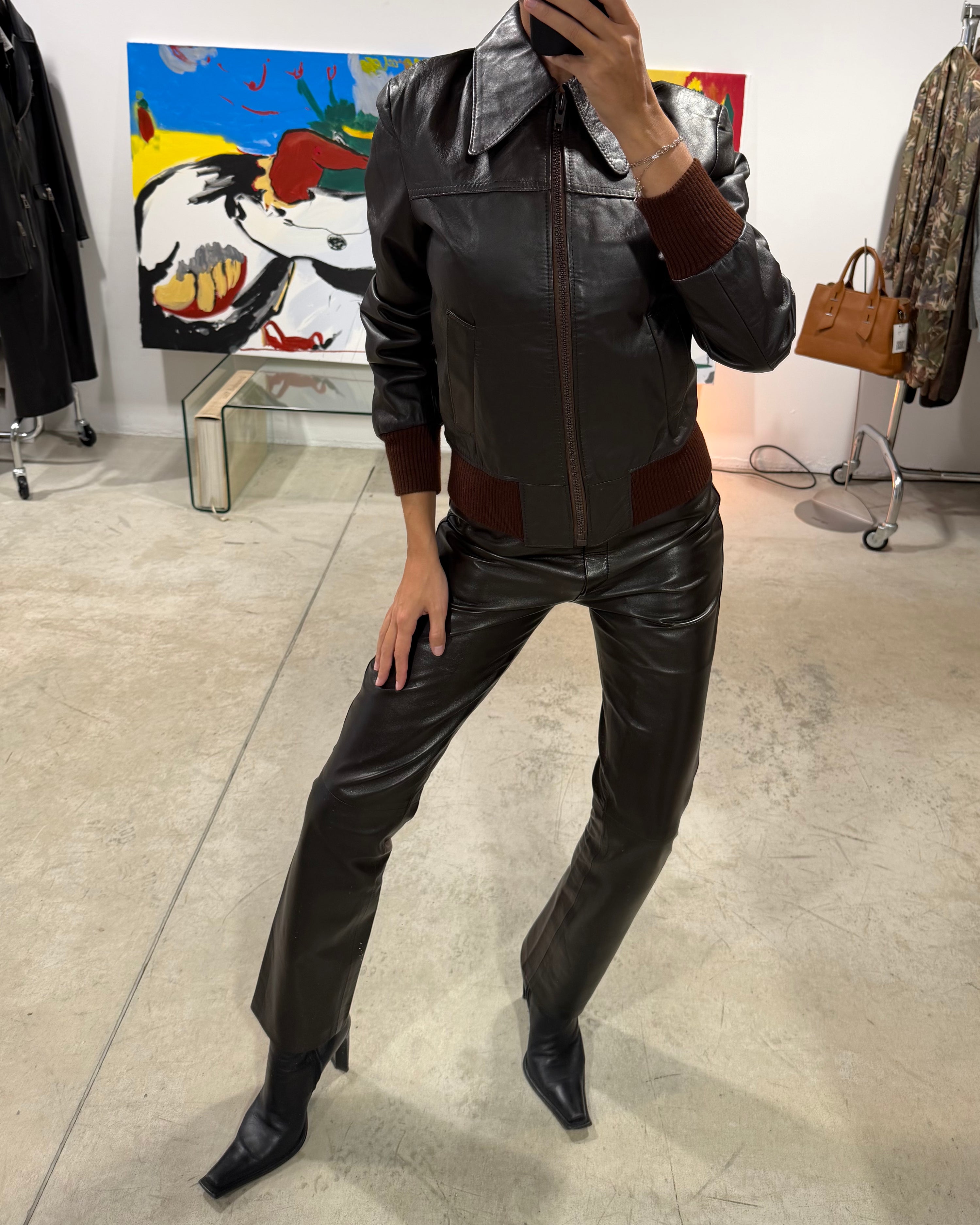 The Zoila leather jacket
