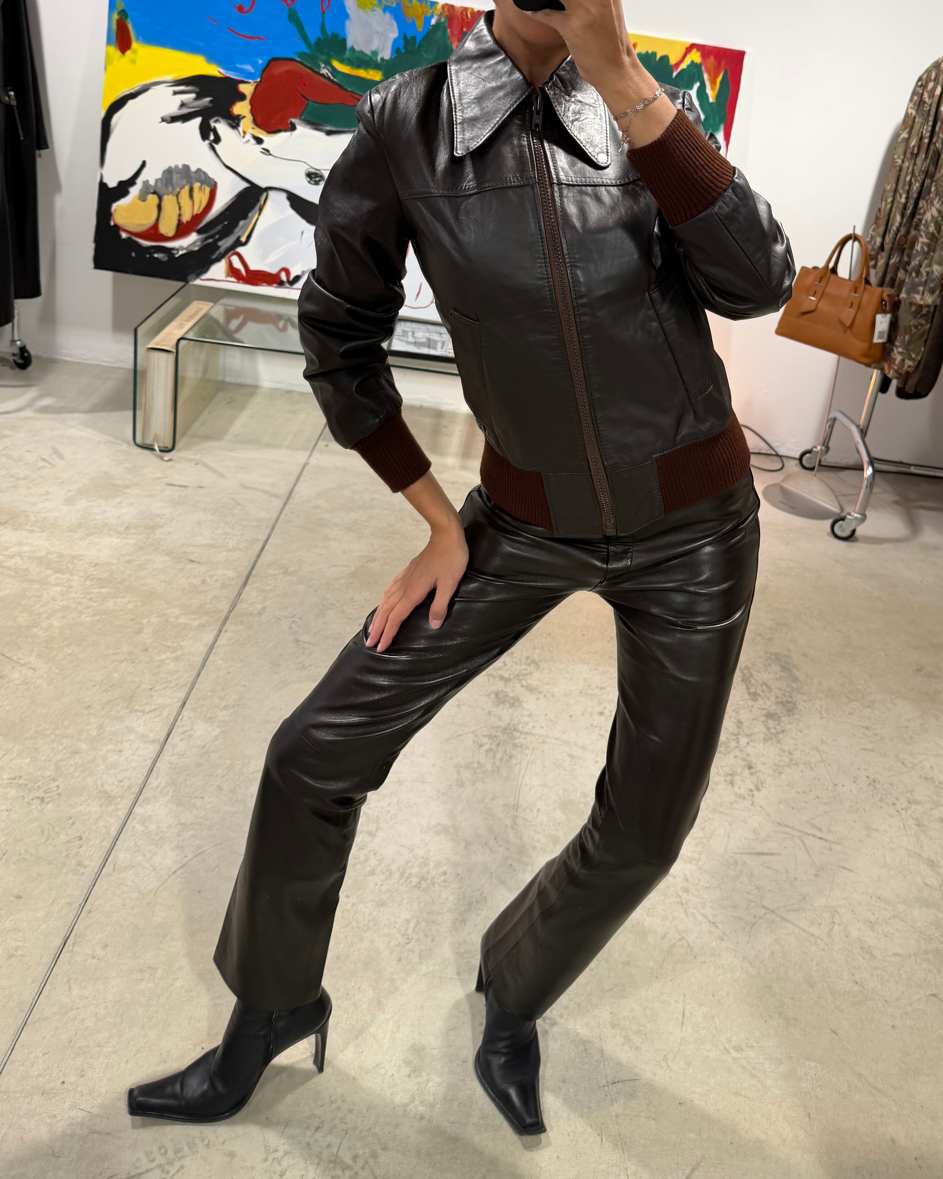 The Zoila leather jacket