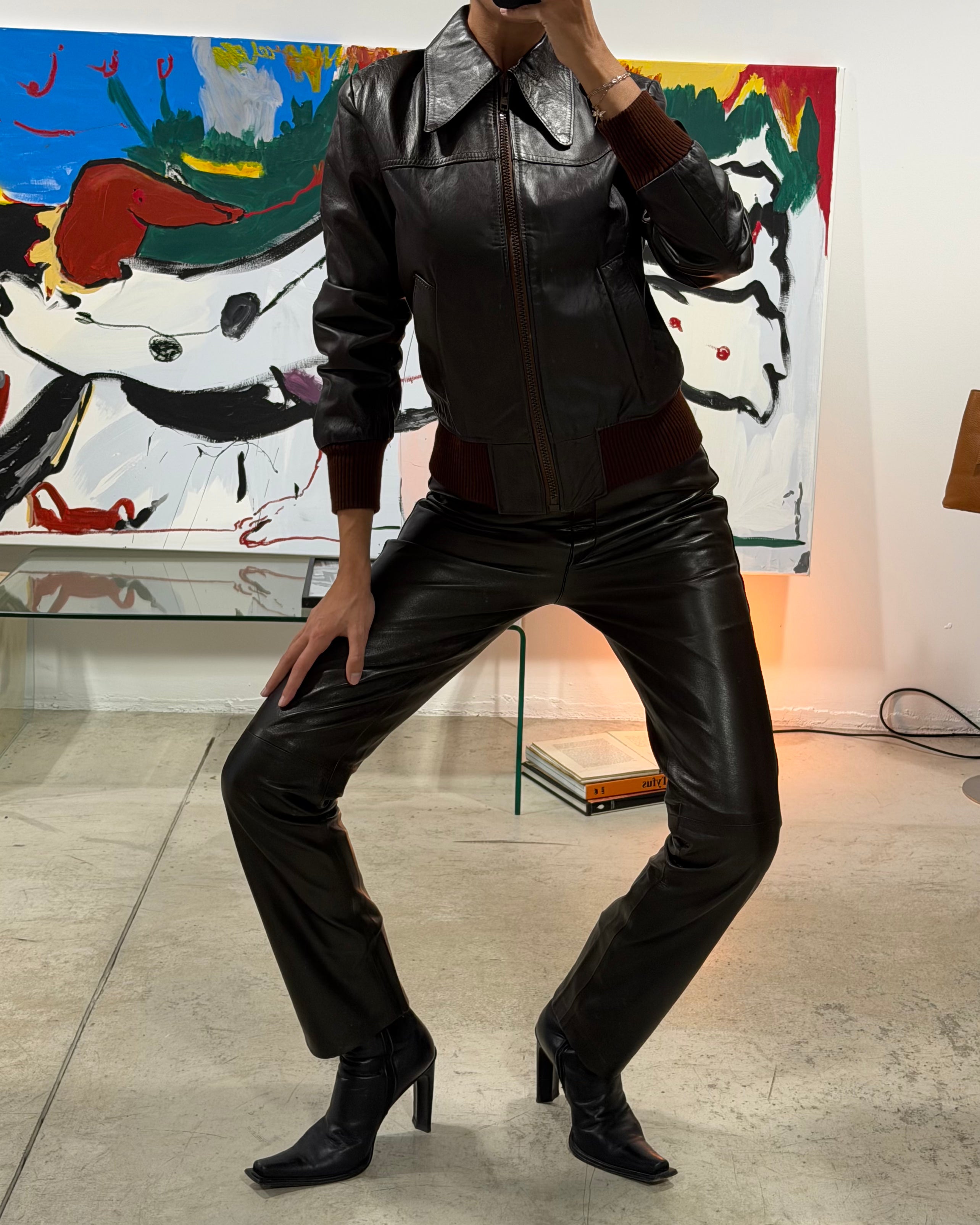 The Zoila leather jacket