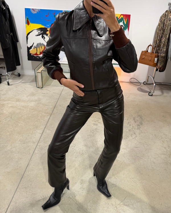 The Zoila leather jacket
