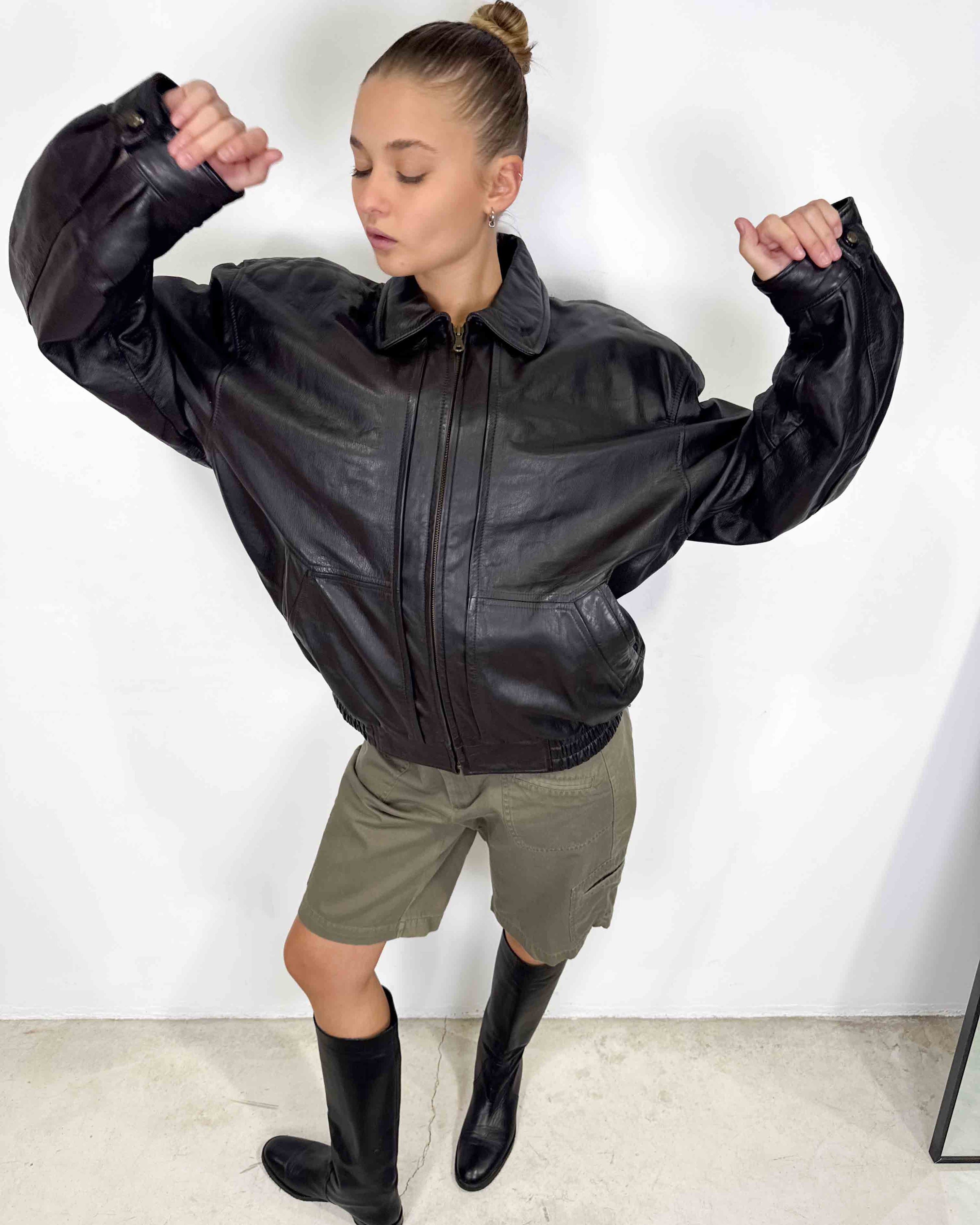 The Aslani leather jacket