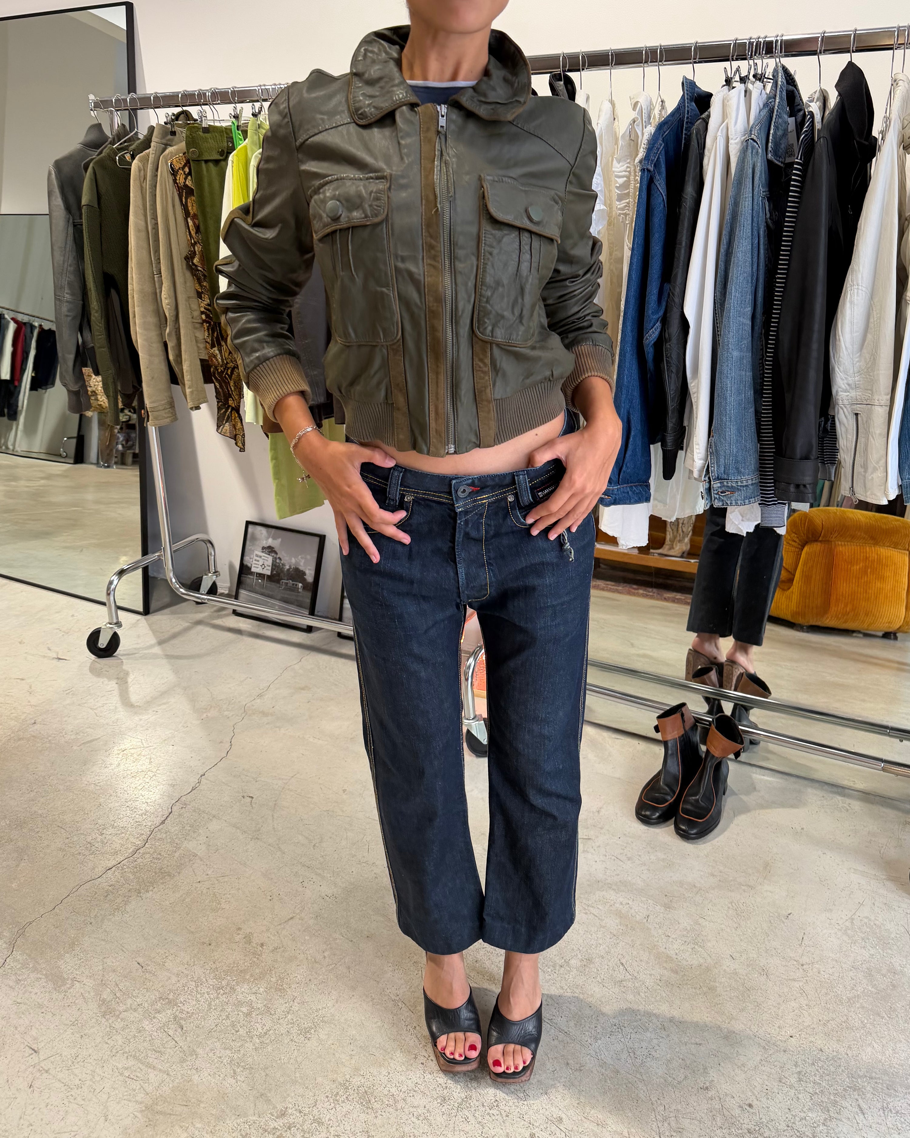 The Sahana leather jacket