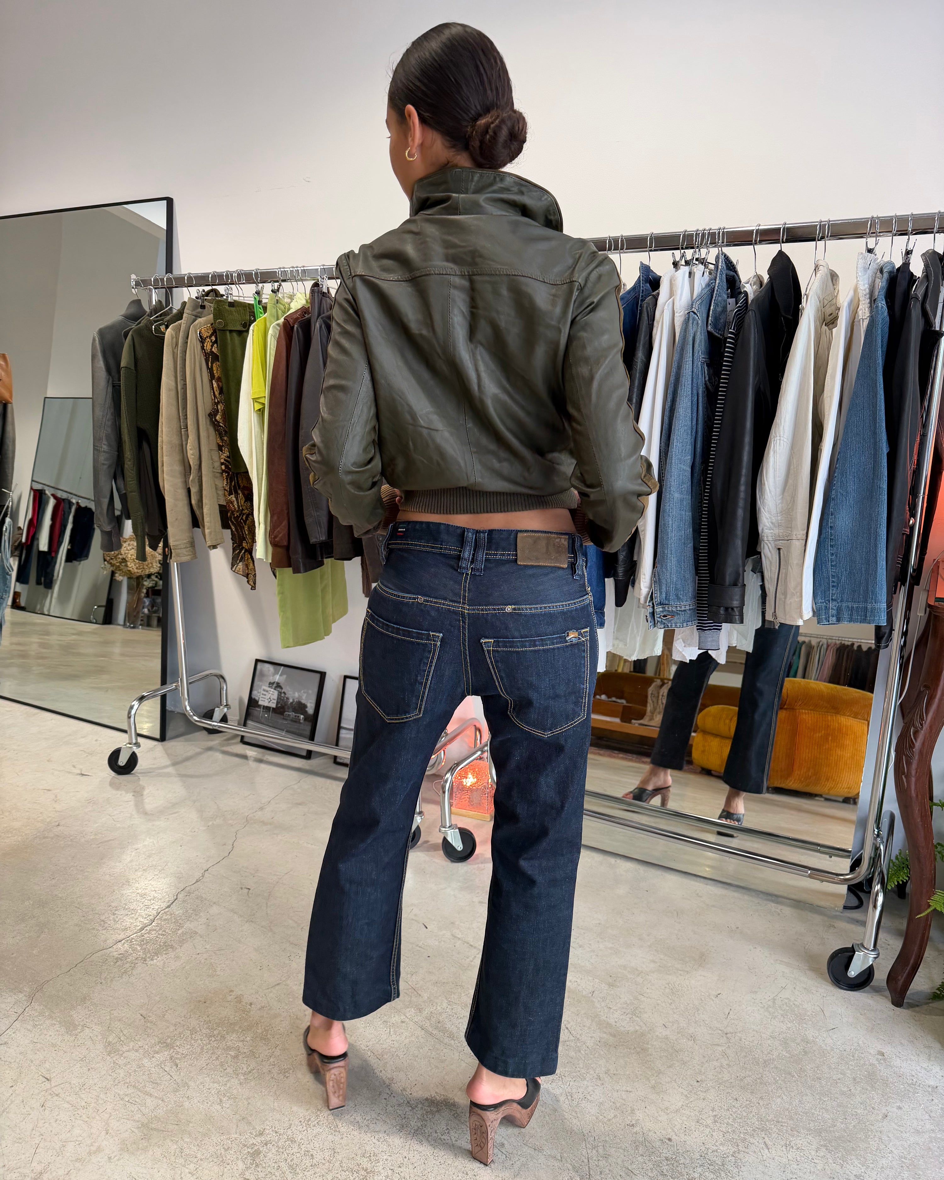 The Sahana leather jacket