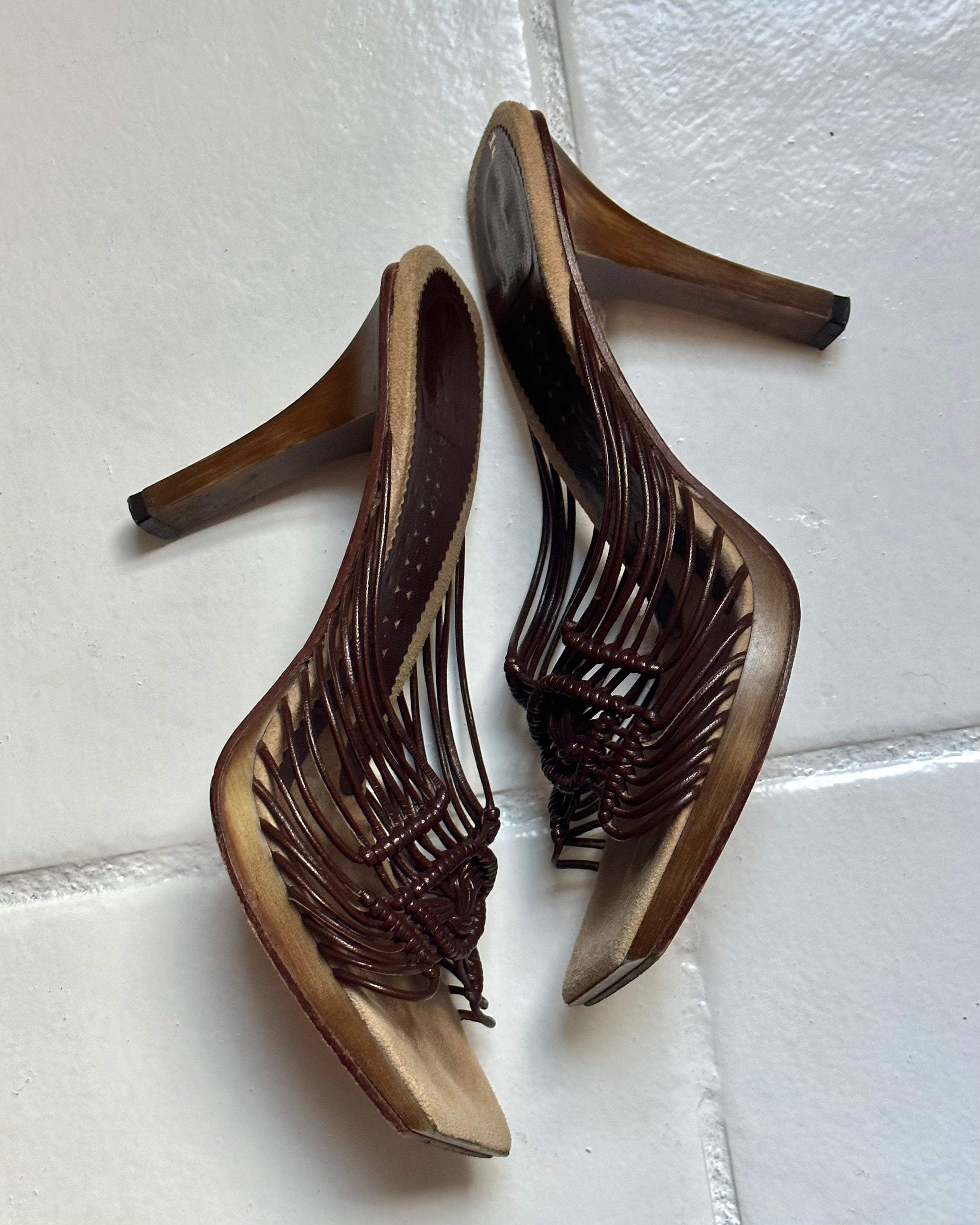 The Inês sandals – rig vert