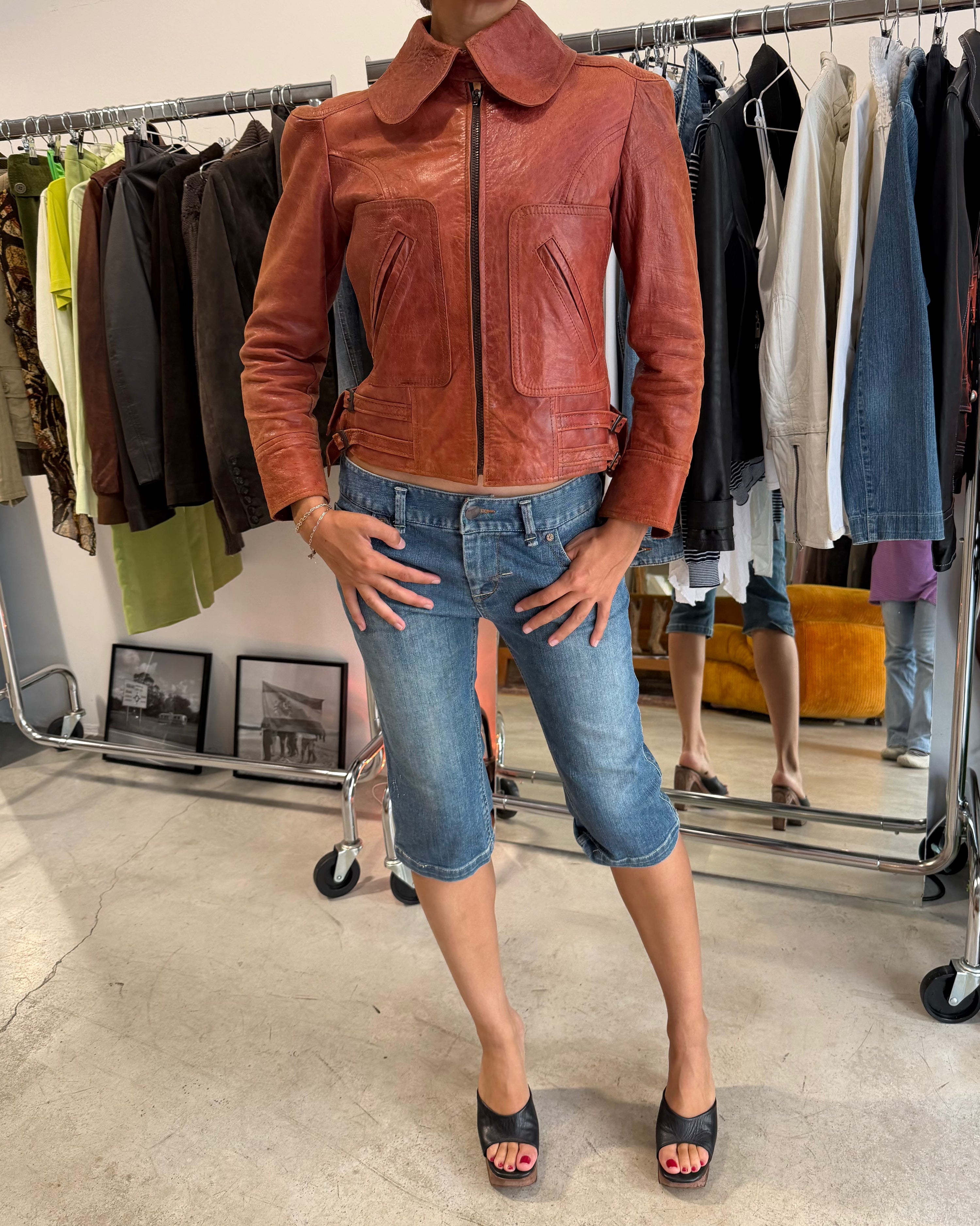The Joyce leather jacket