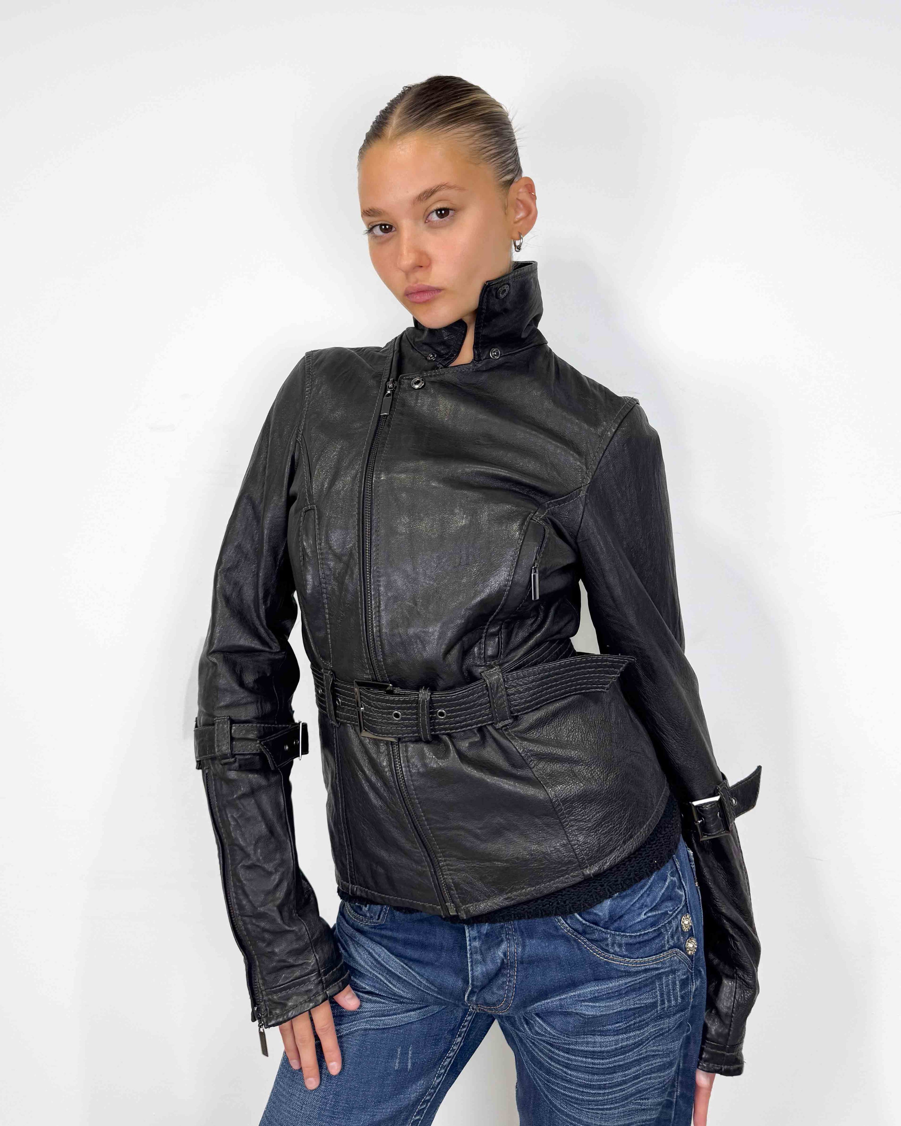 The Laetitia leather jacket