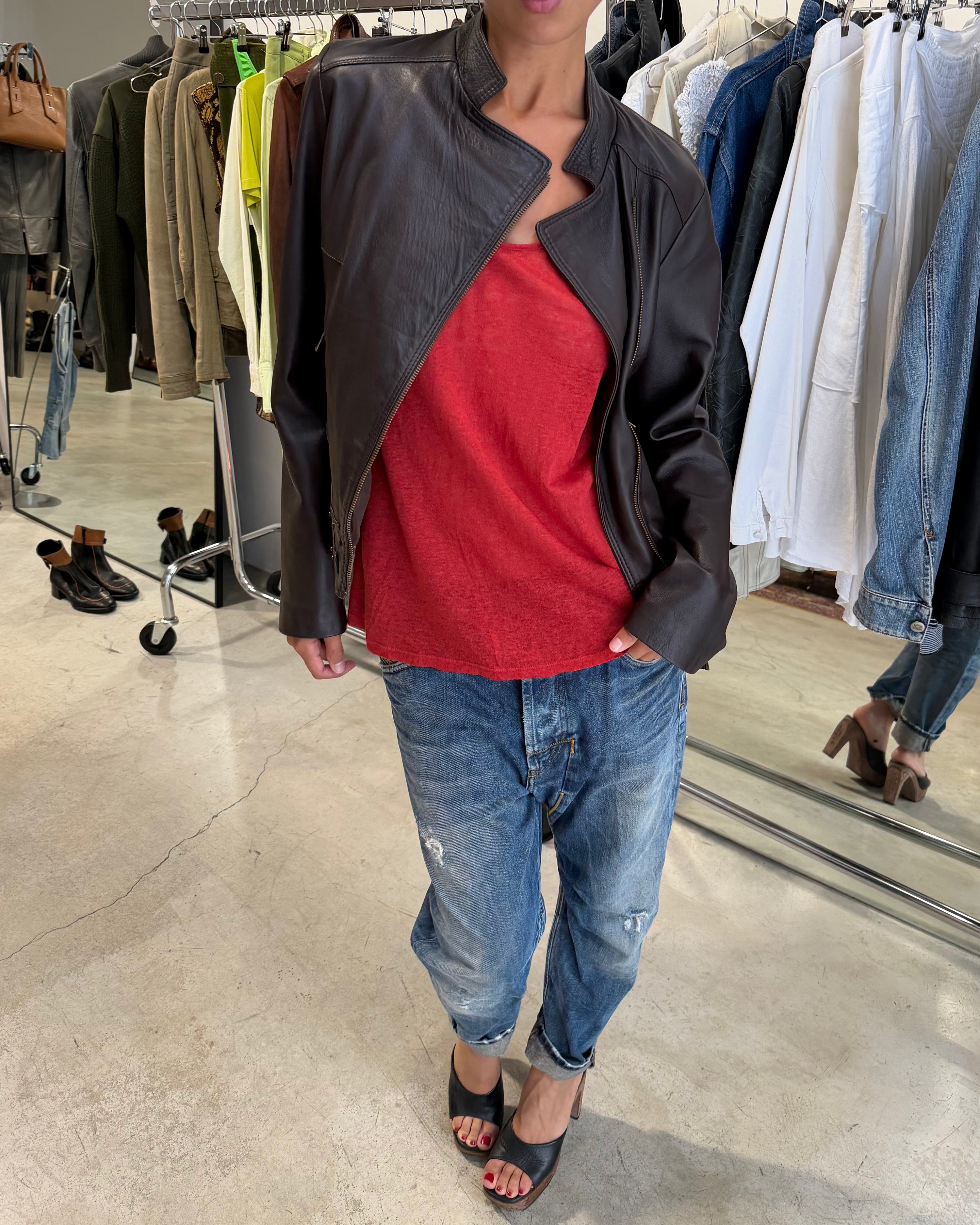 The Ella leather jacket