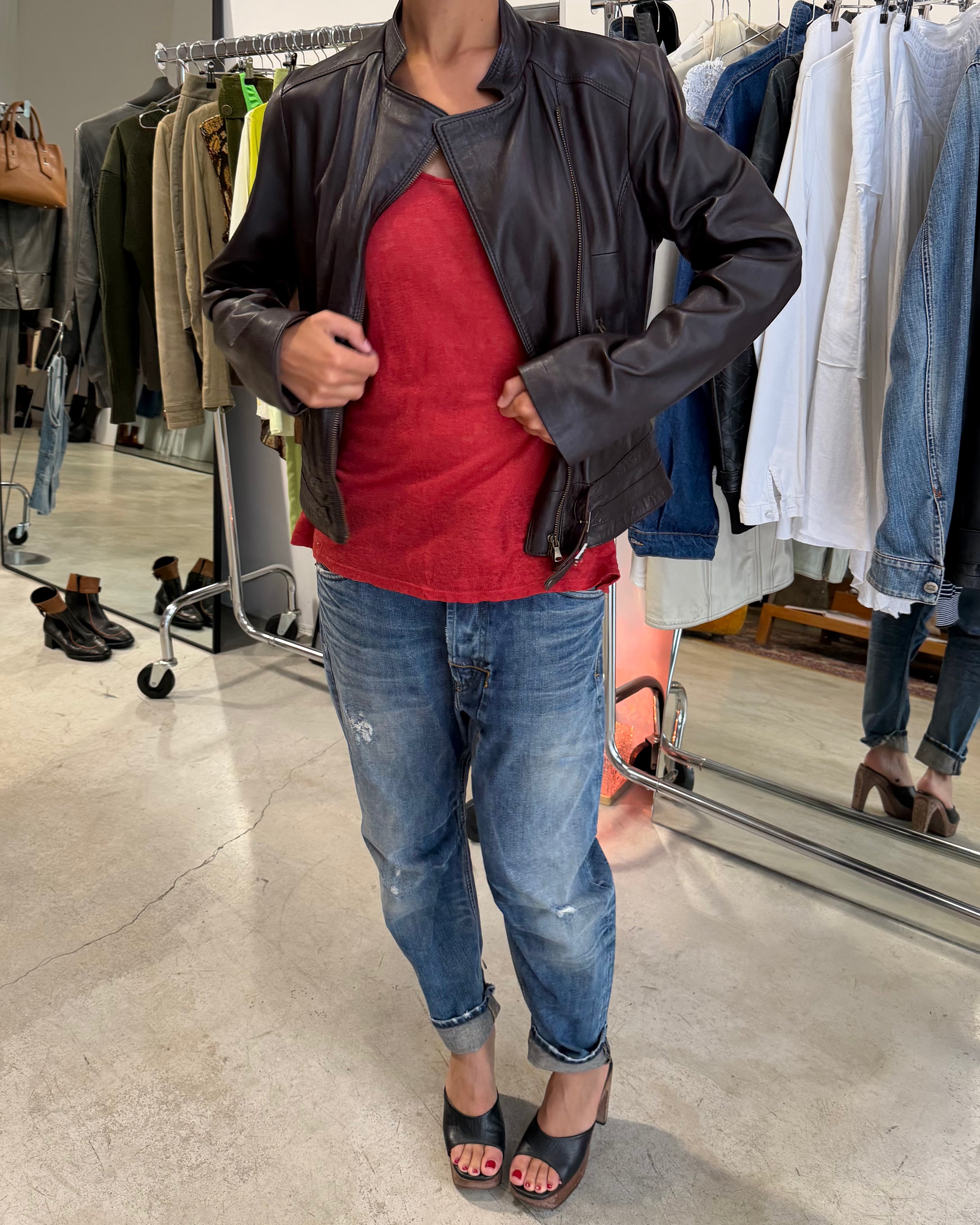 The Ella leather jacket