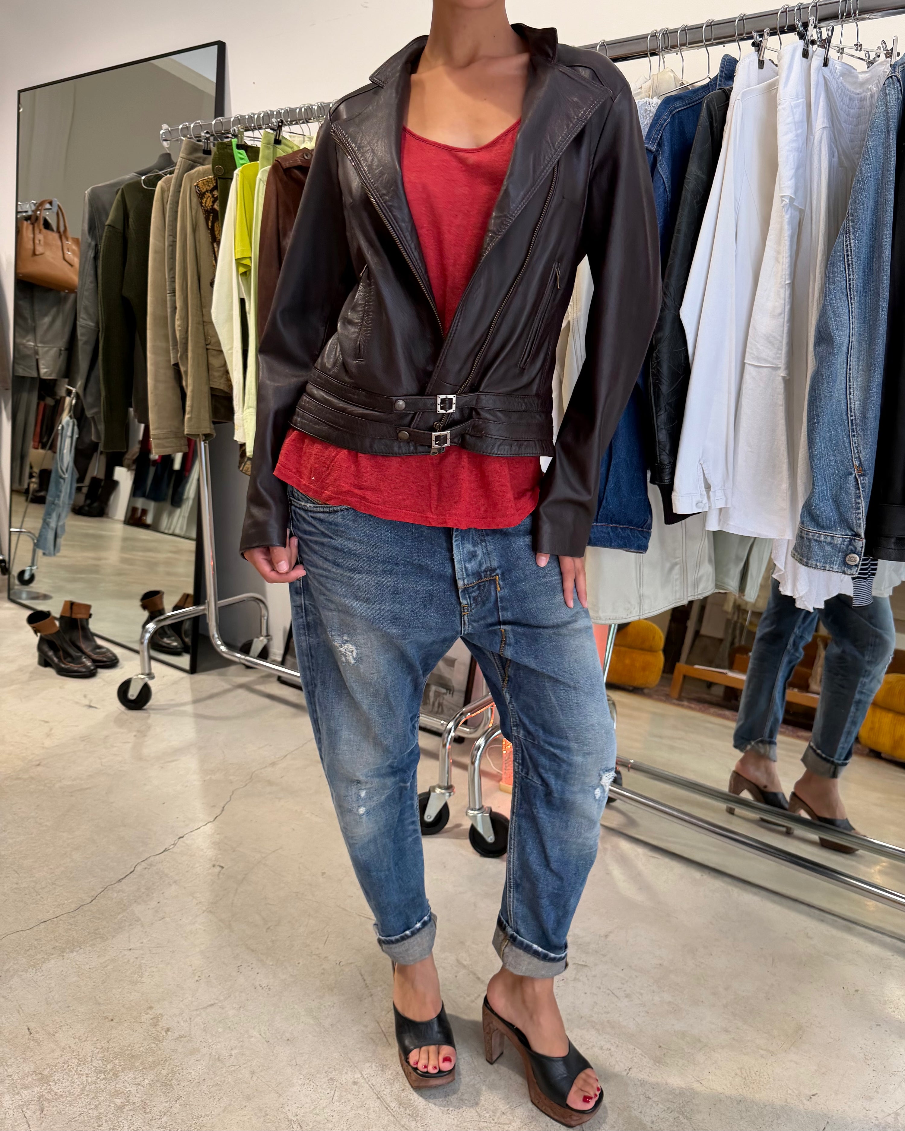 The Ella leather jacket