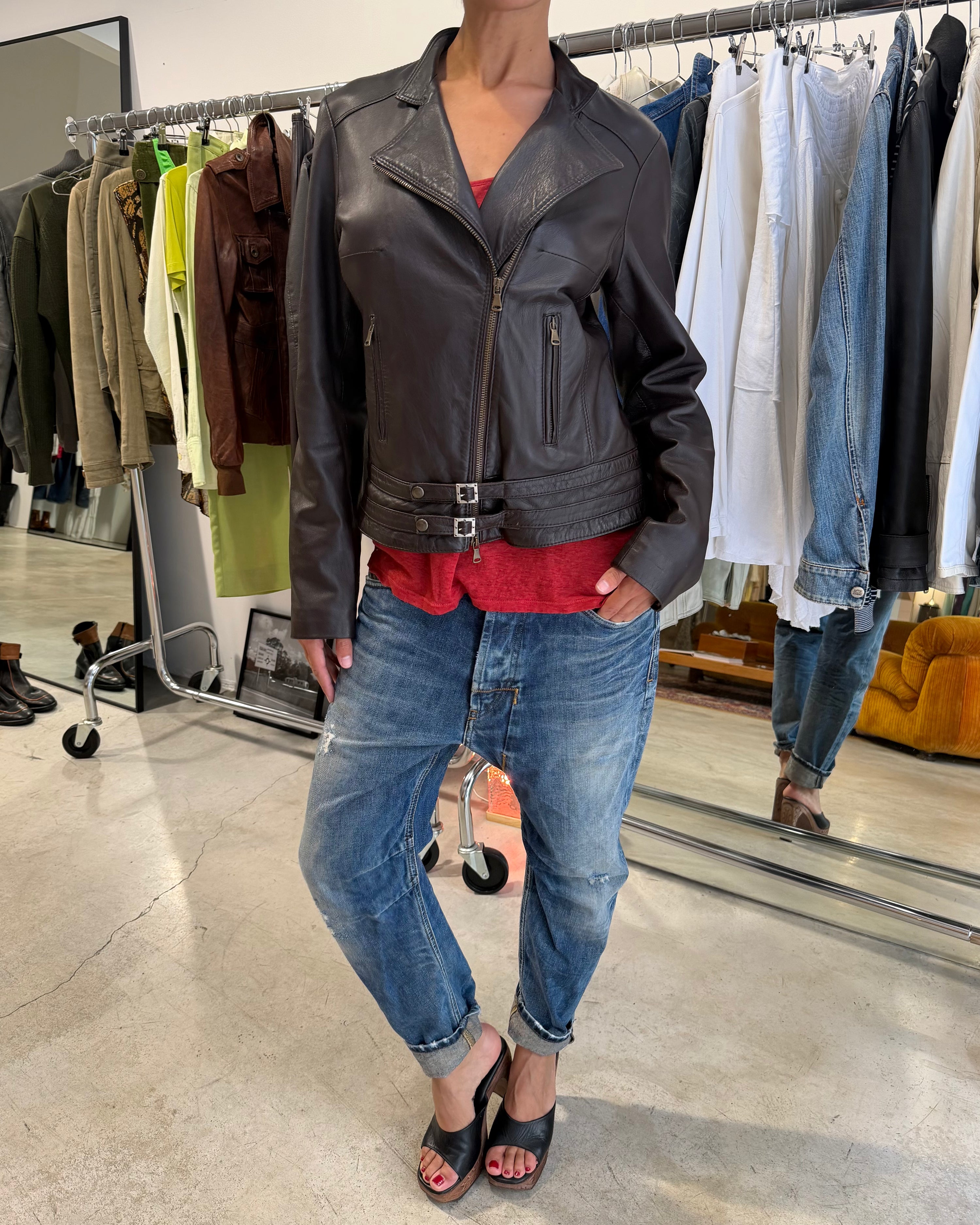 The Ella leather jacket