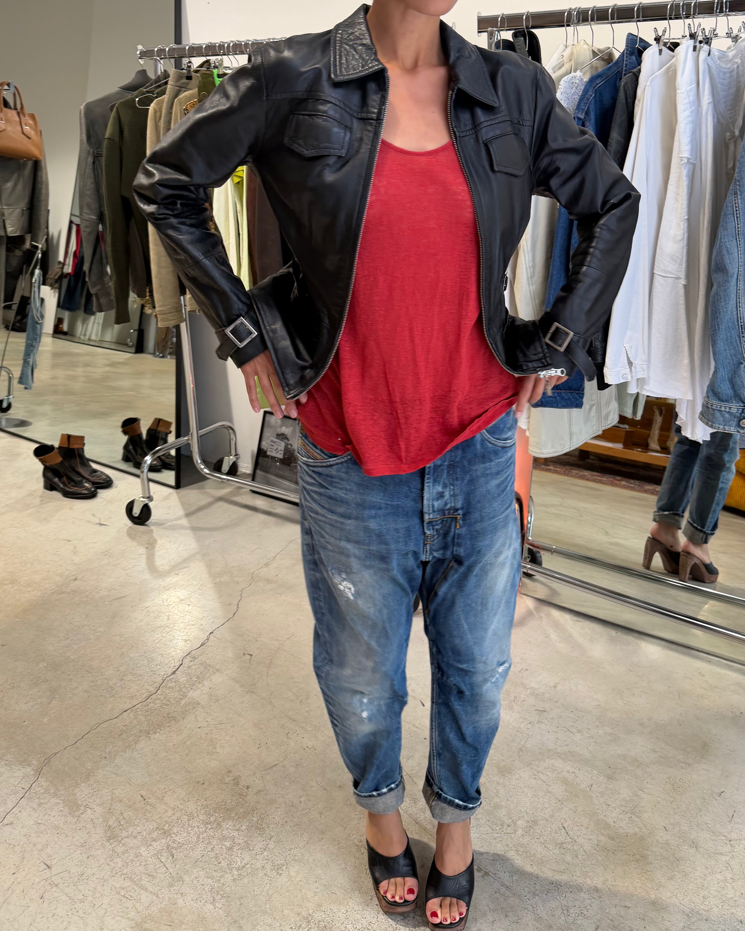 The Celeste leather jacket