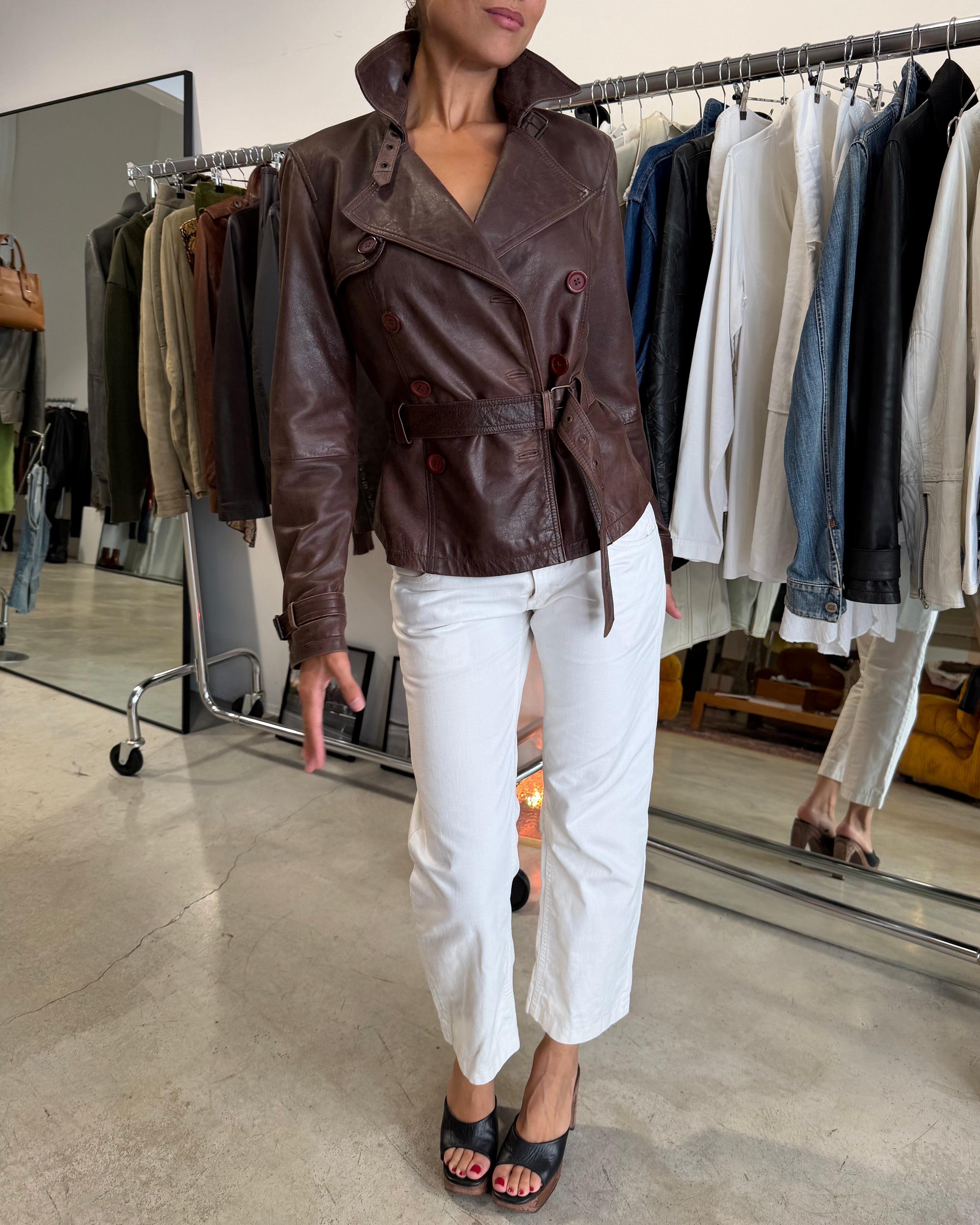 The Salwa leather jacket
