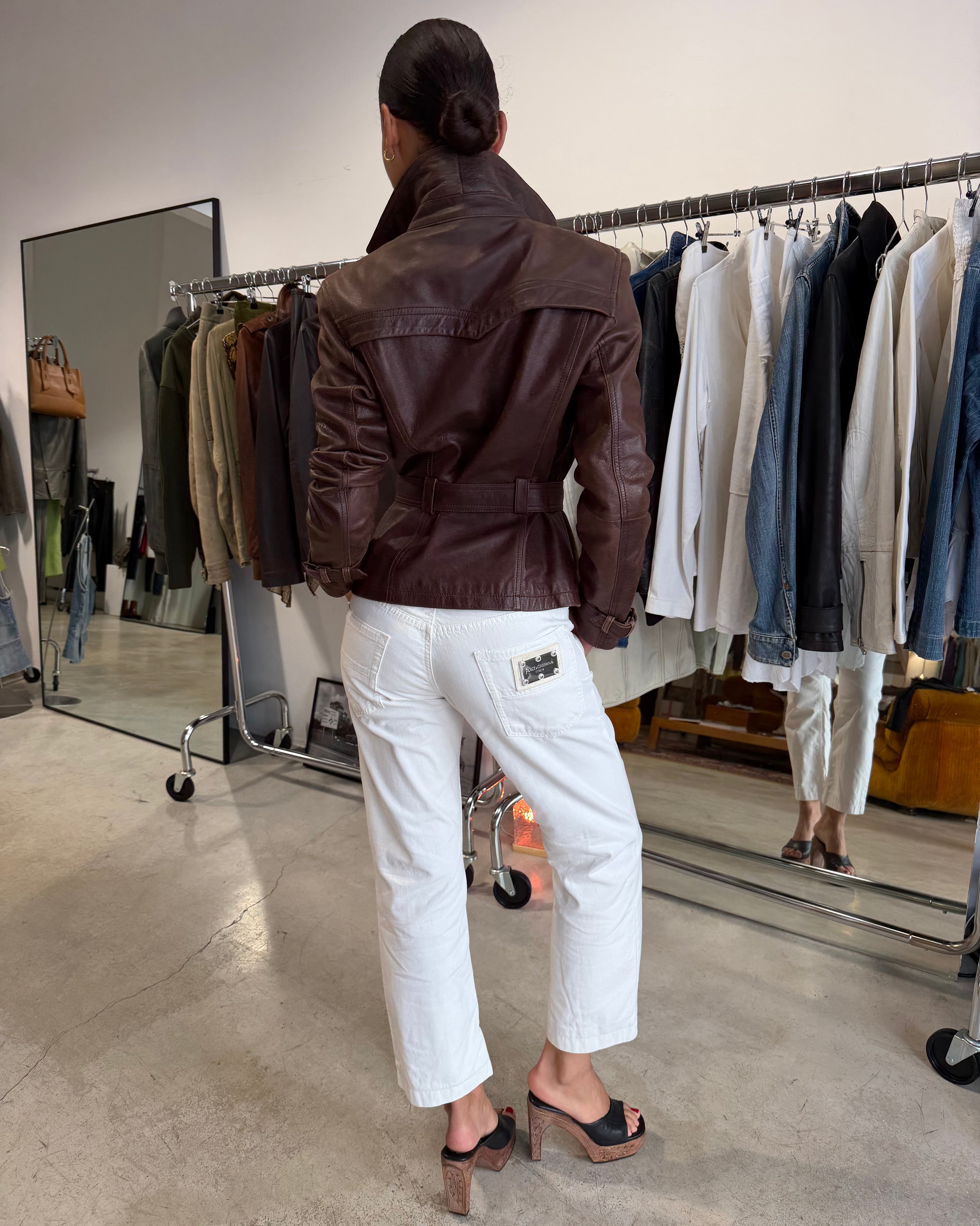 The Salwa leather jacket