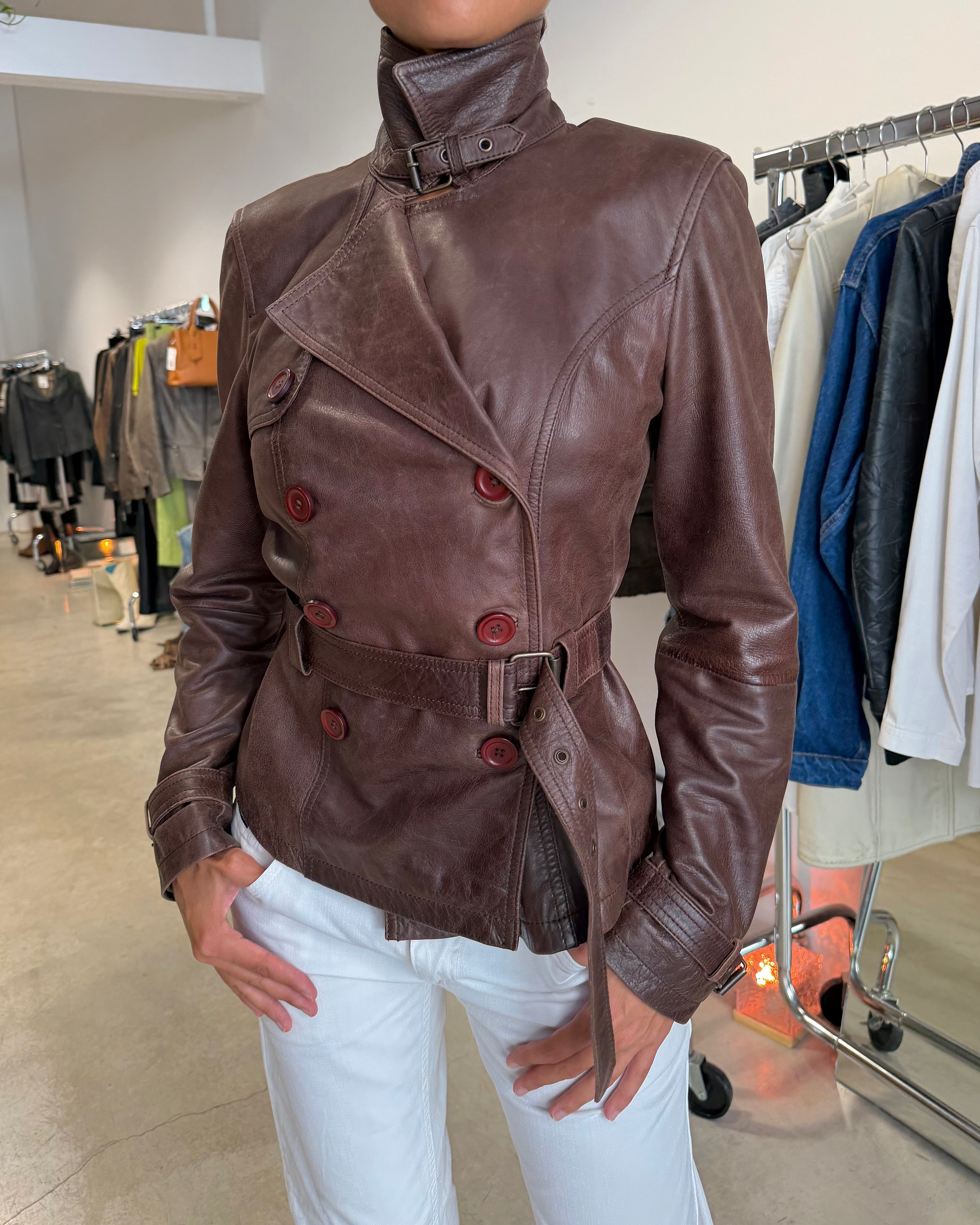 The Salwa leather jacket