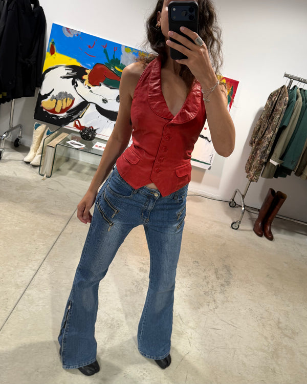 the amelie leather top