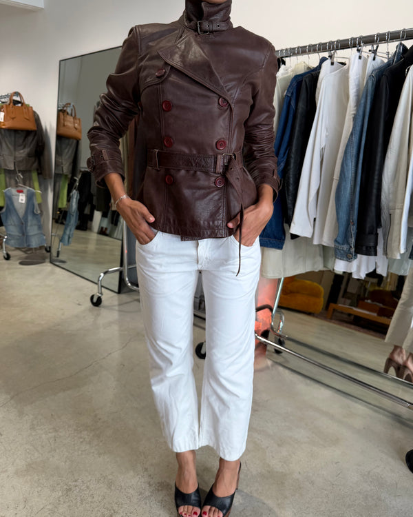 The Salwa leather jacket