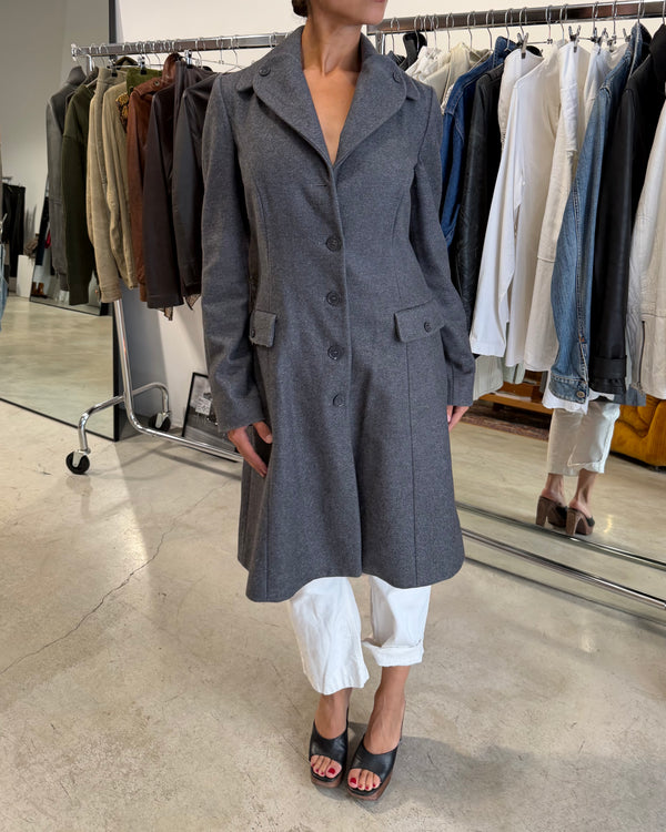 The Rachel coat by Moschino