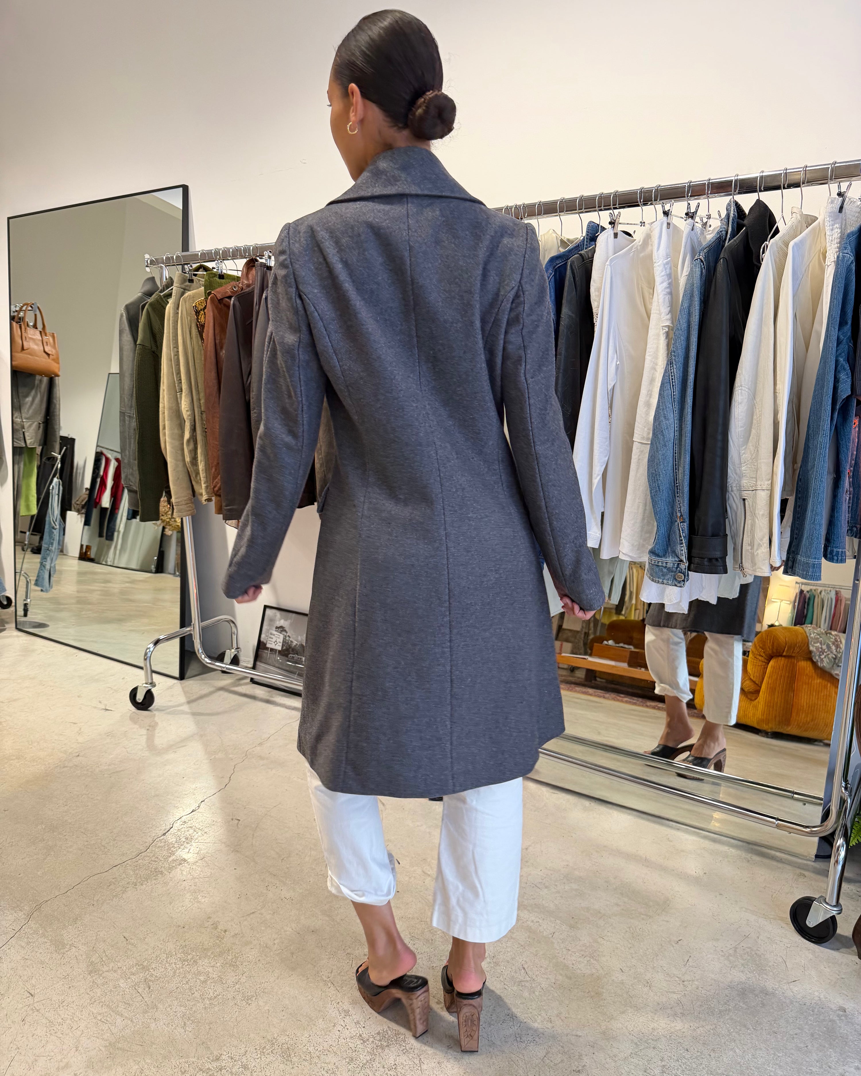 The Rachel coat by Moschino
