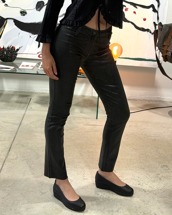 The Eliza leather pants