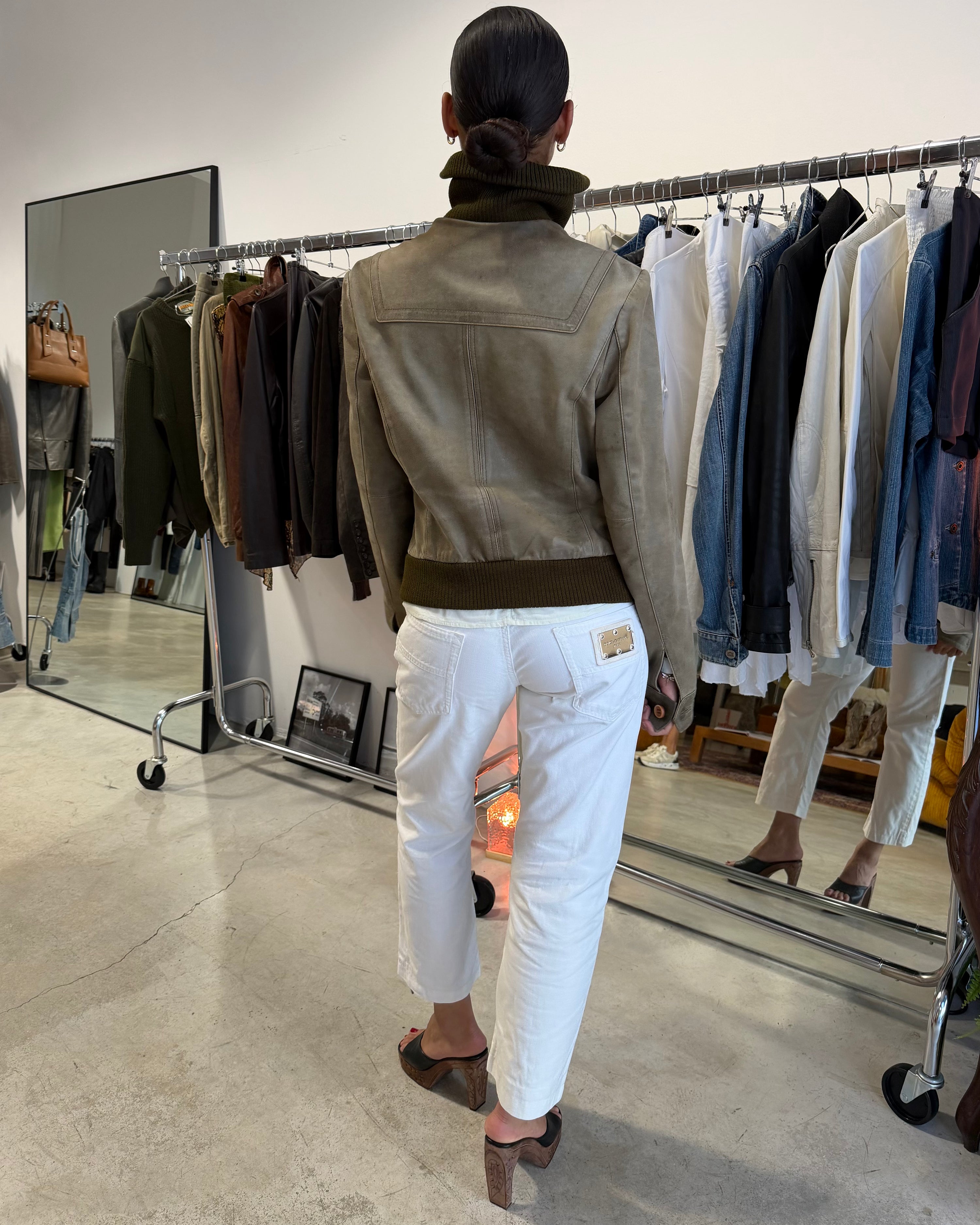 The Allegra leather jacket