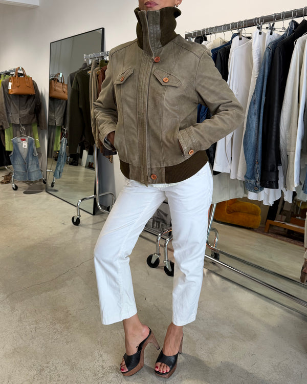 The Allegra leather jacket