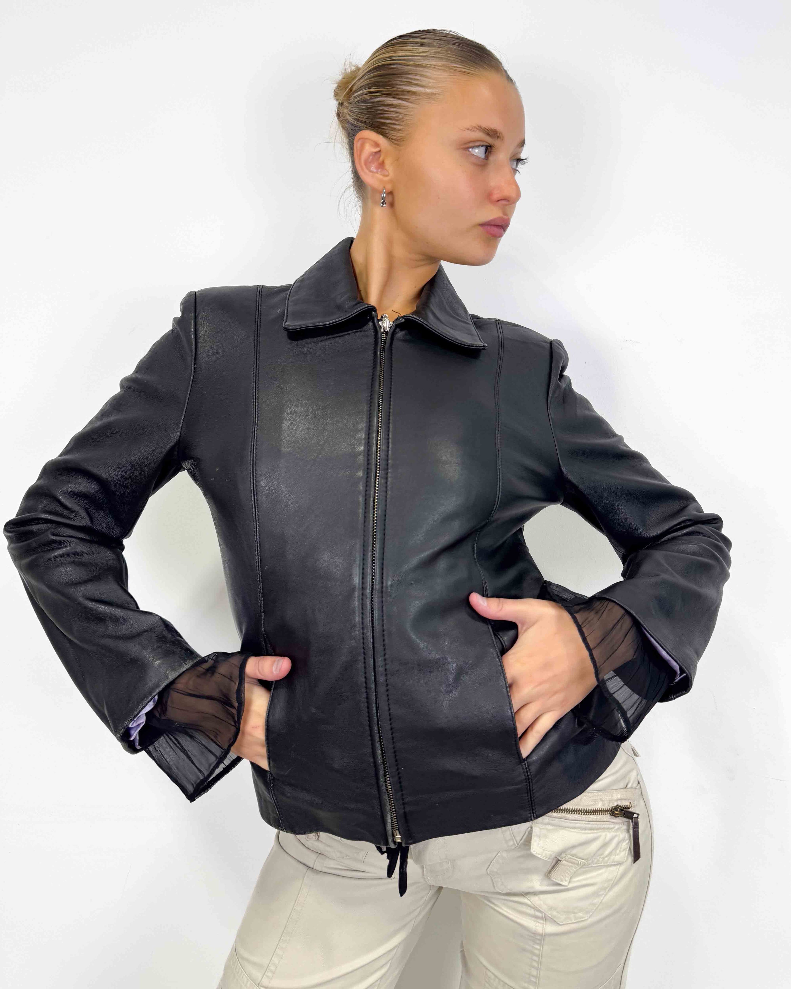 The Pia leather jacket