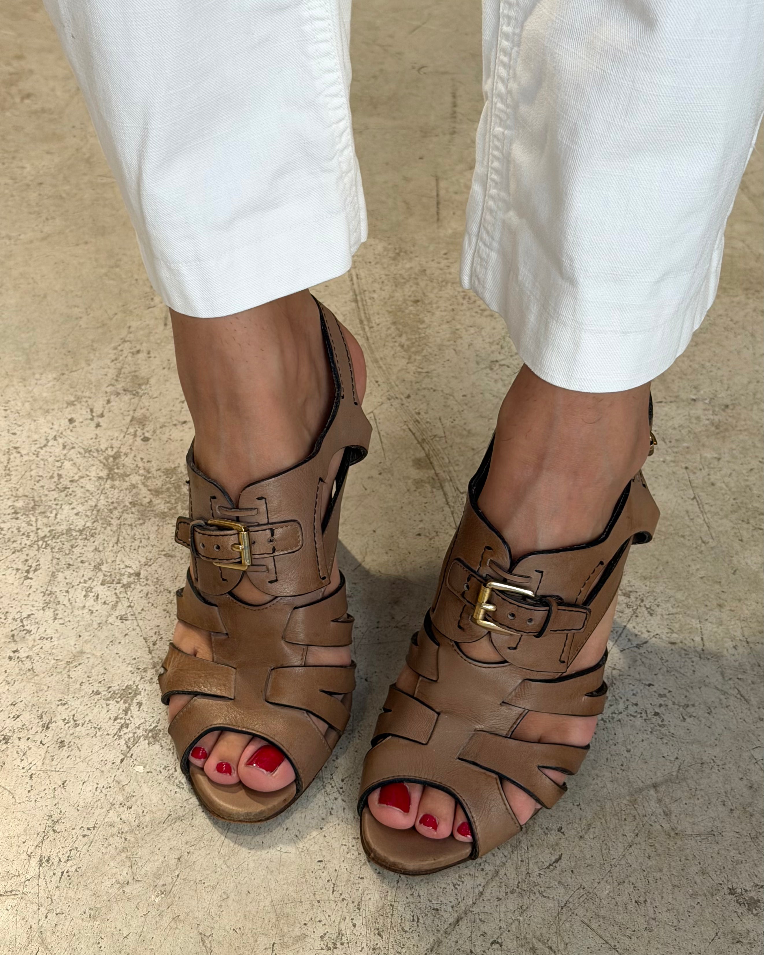 The Delilah leather heels by Christian Dior