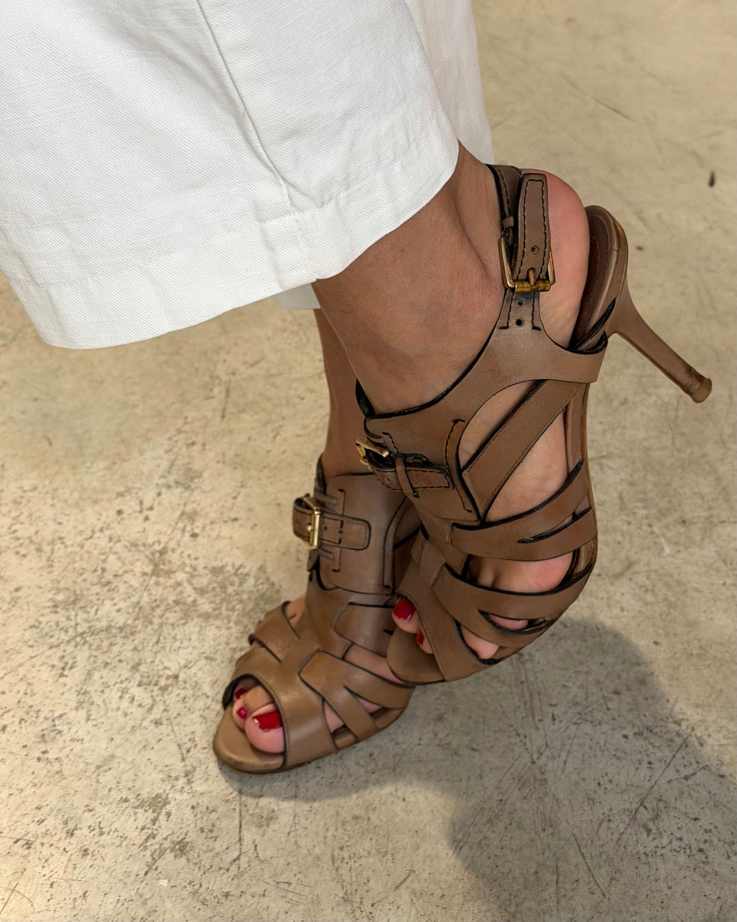 The Delilah leather heels by Christian Dior
