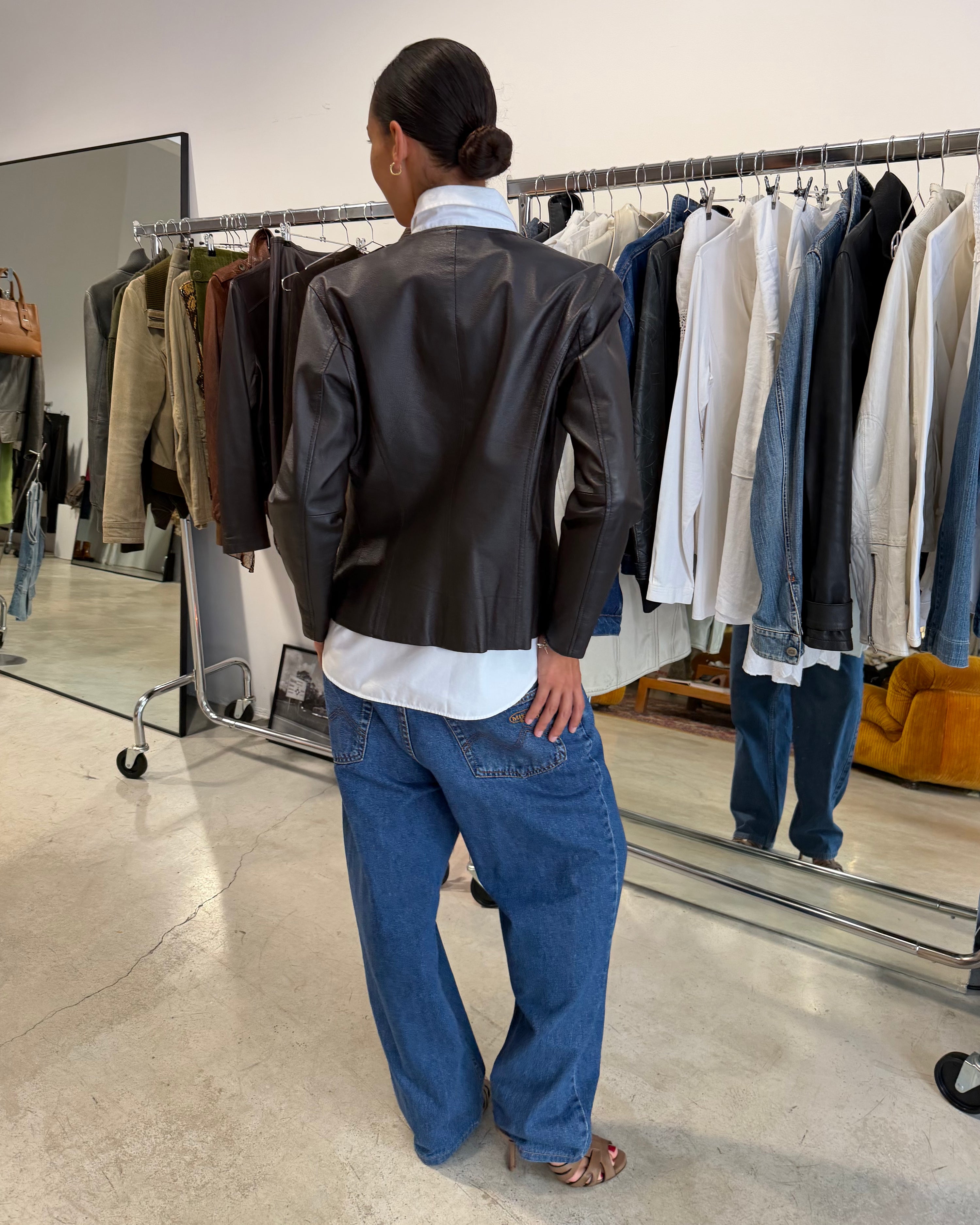 The Jaida leather jacket