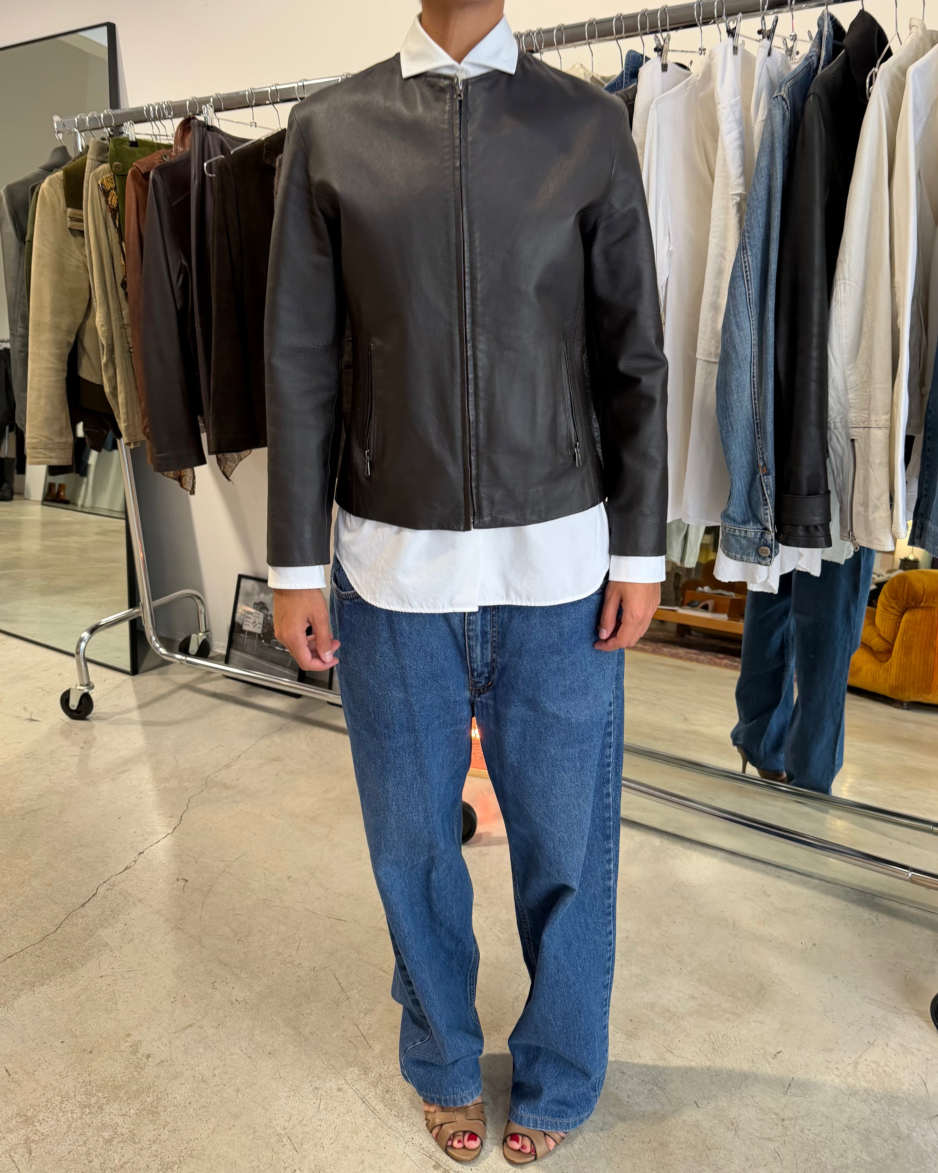 The Jaida leather jacket