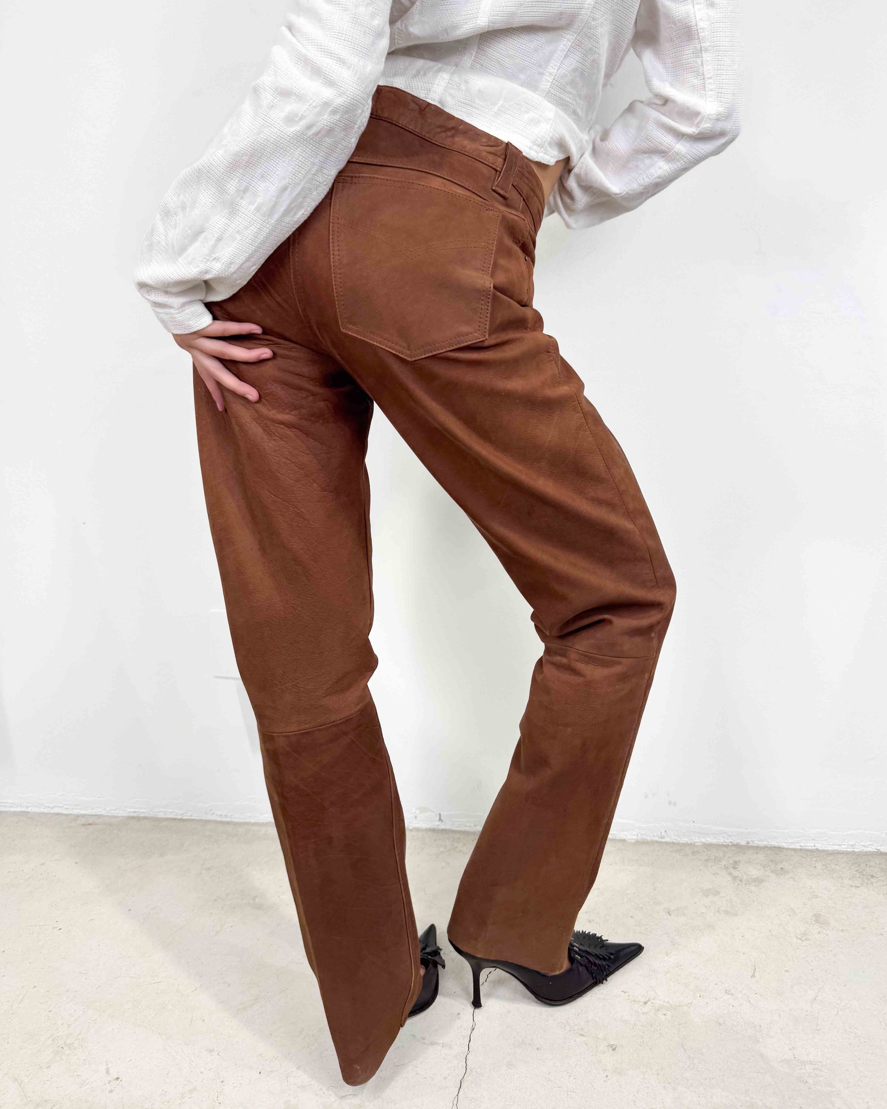 The Penelope leather pants