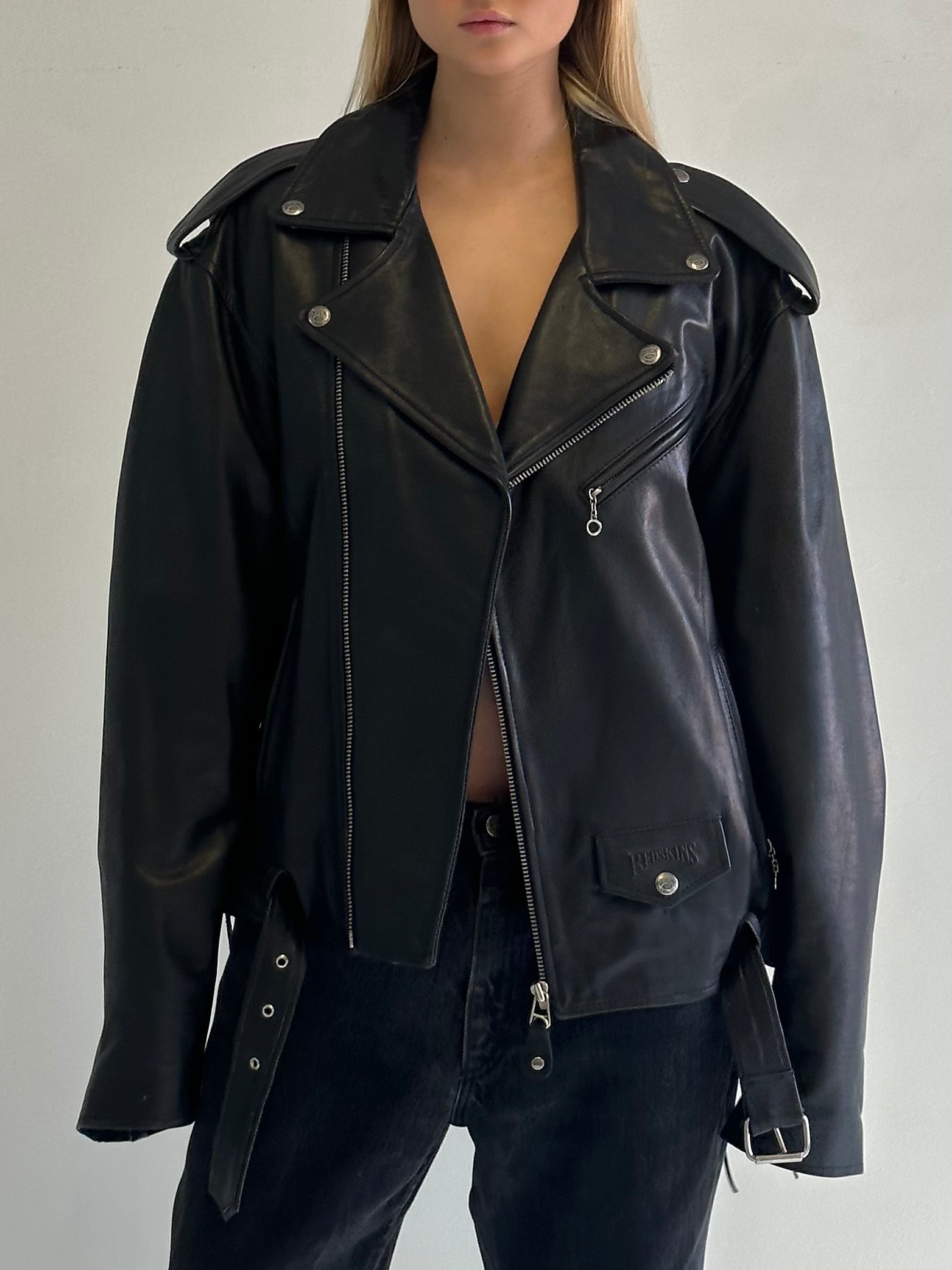The Dorothea leather jacket
