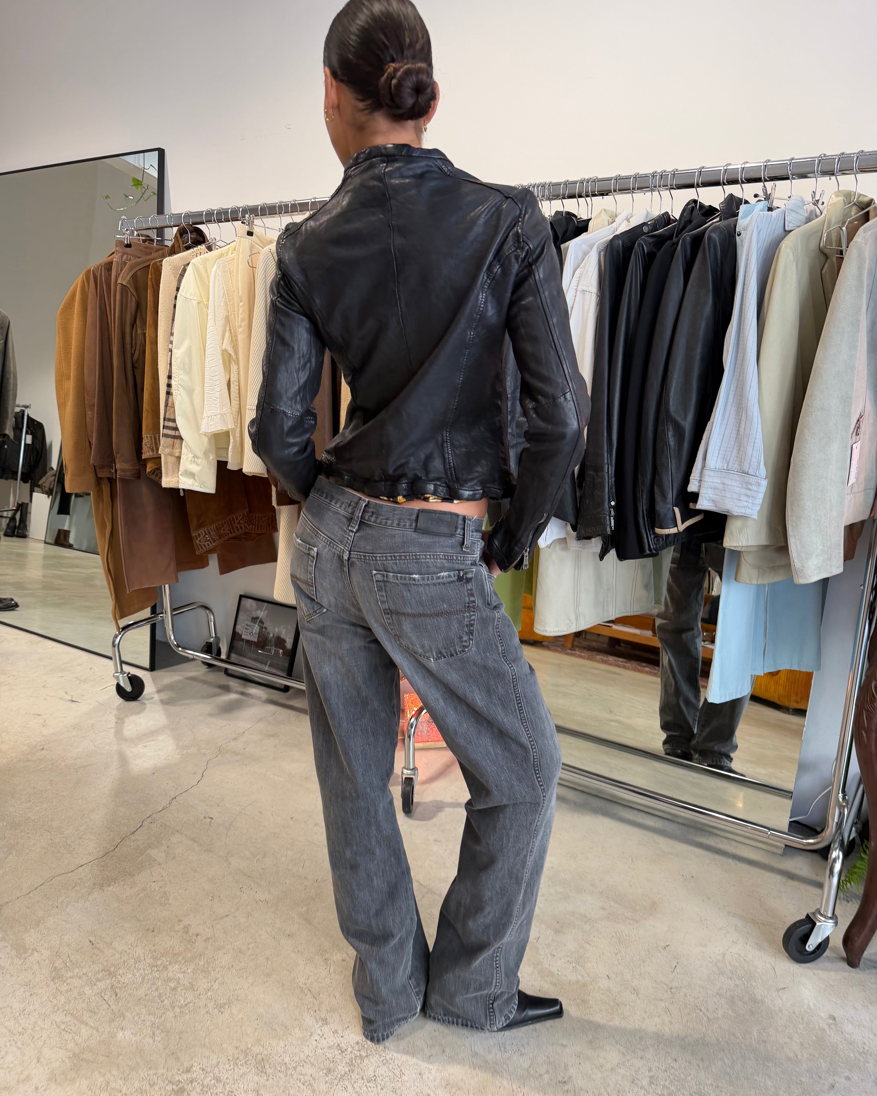The Amelia leather jacket