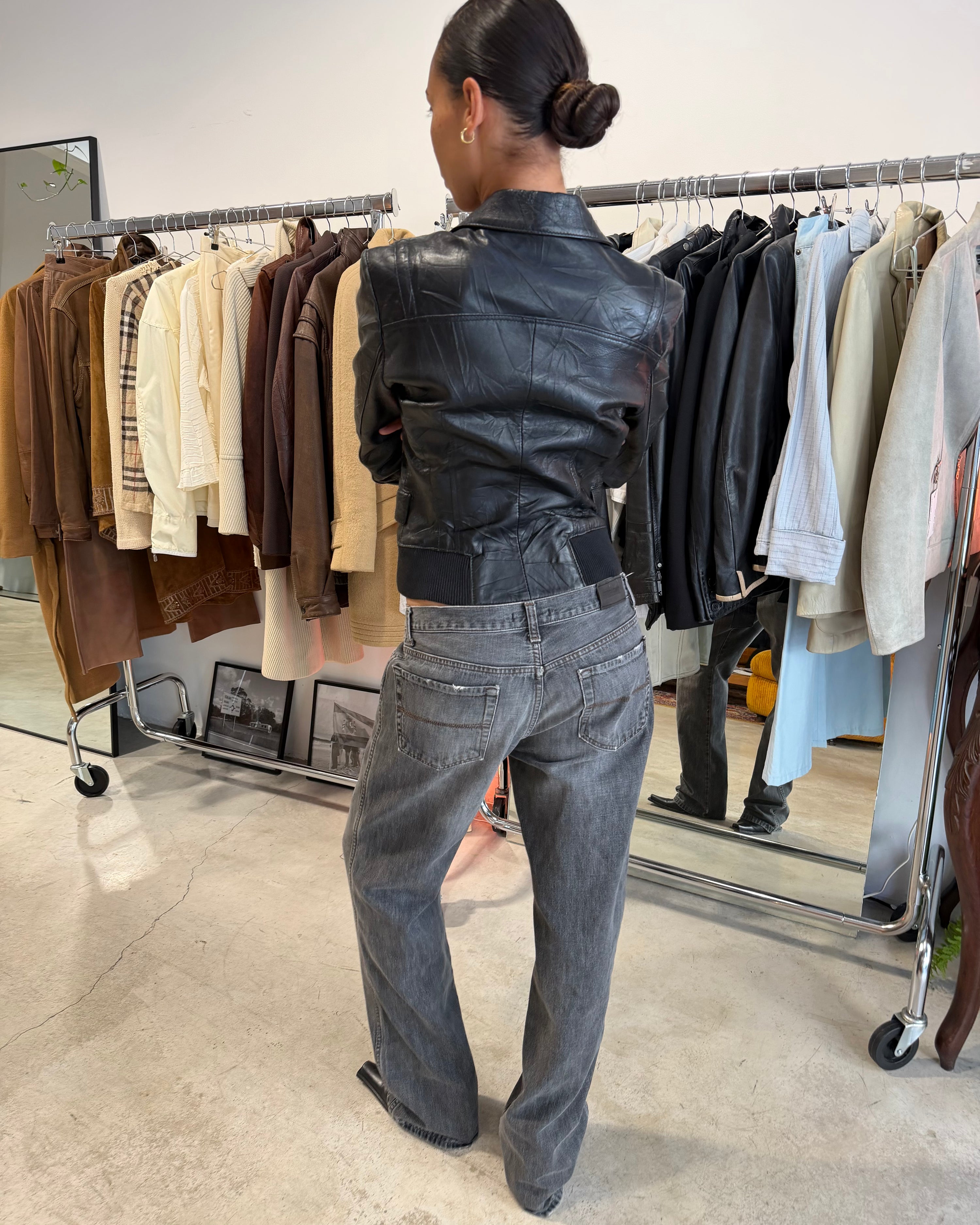 The Galilea leather jacket