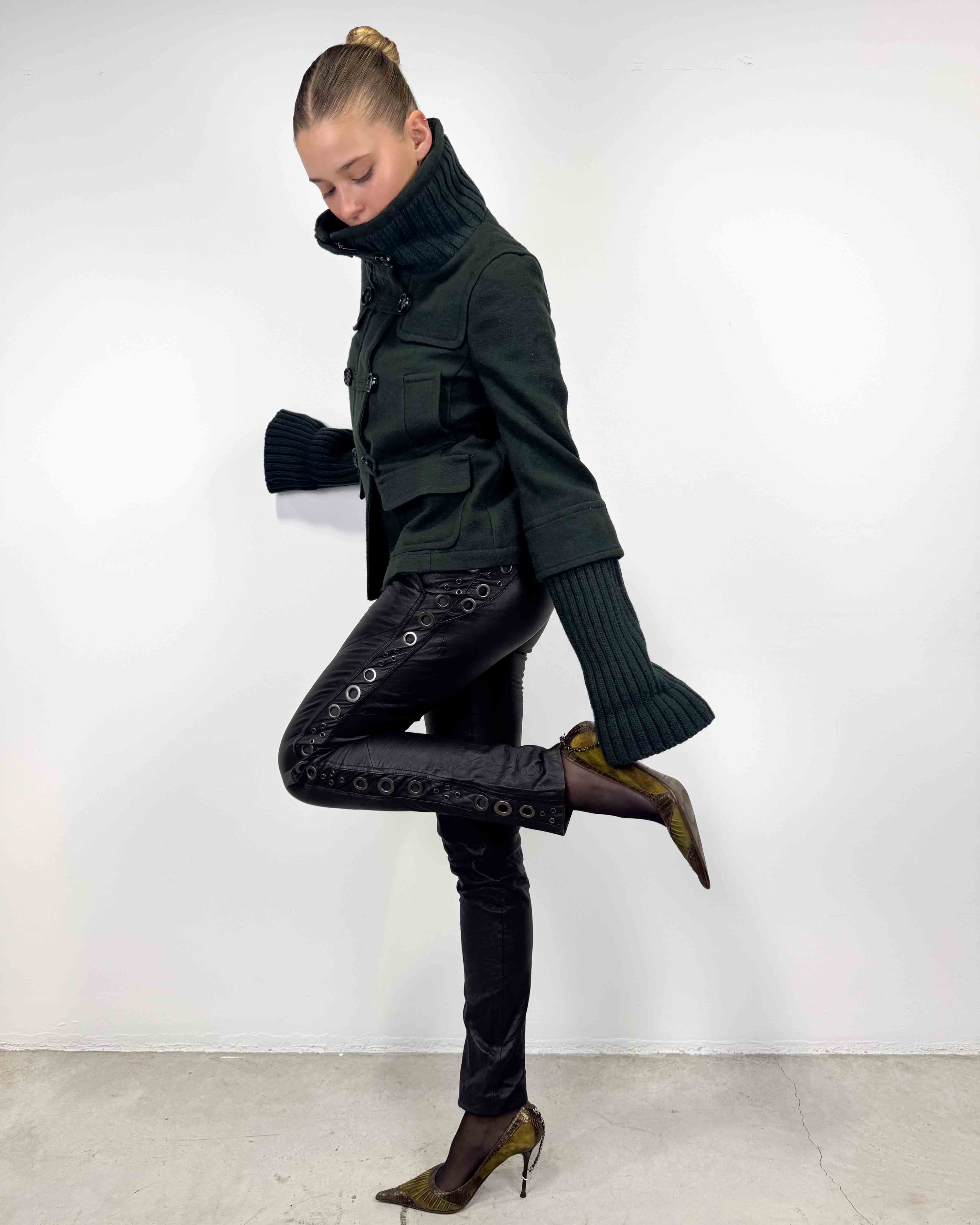 The Blair leather pants