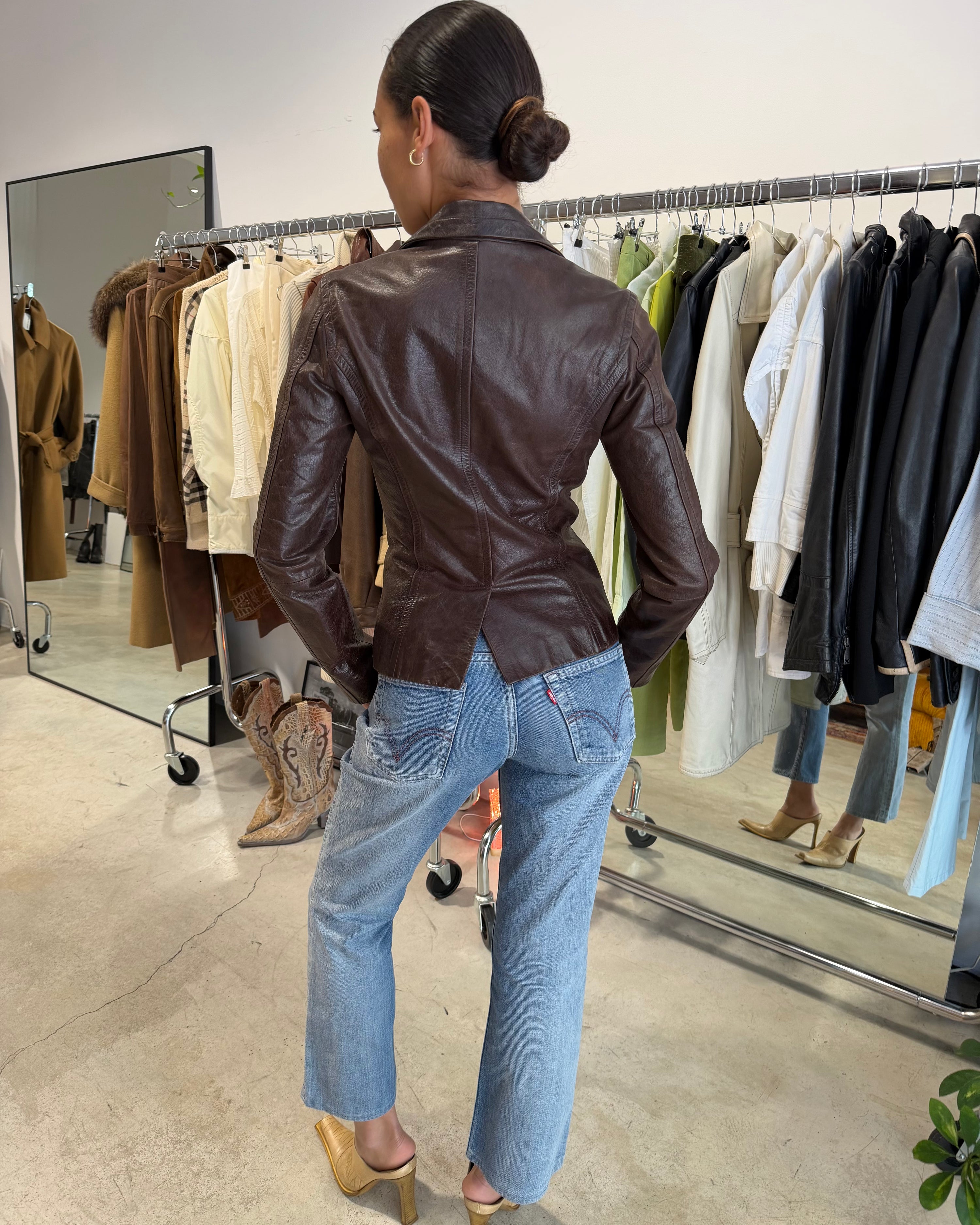 The Batsheba leather jacket