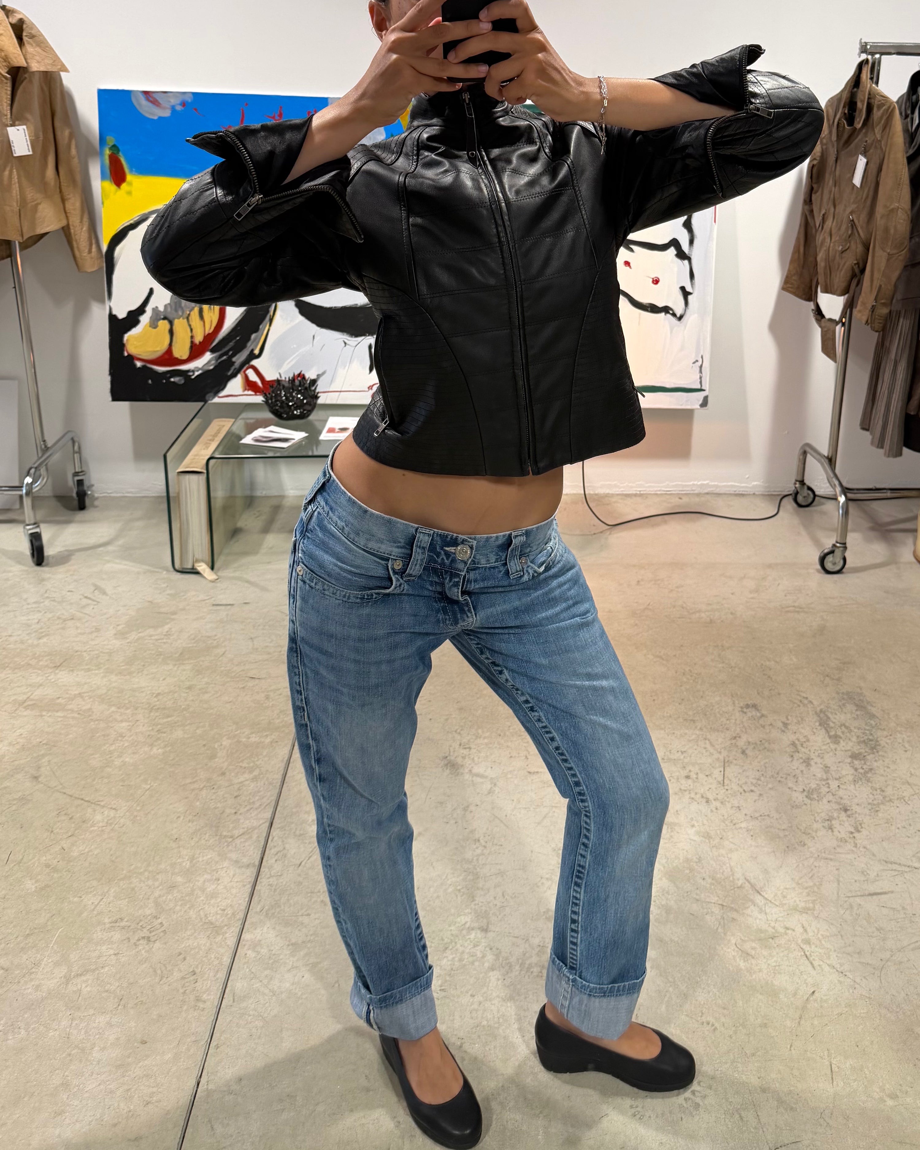 The Yida leather jacket