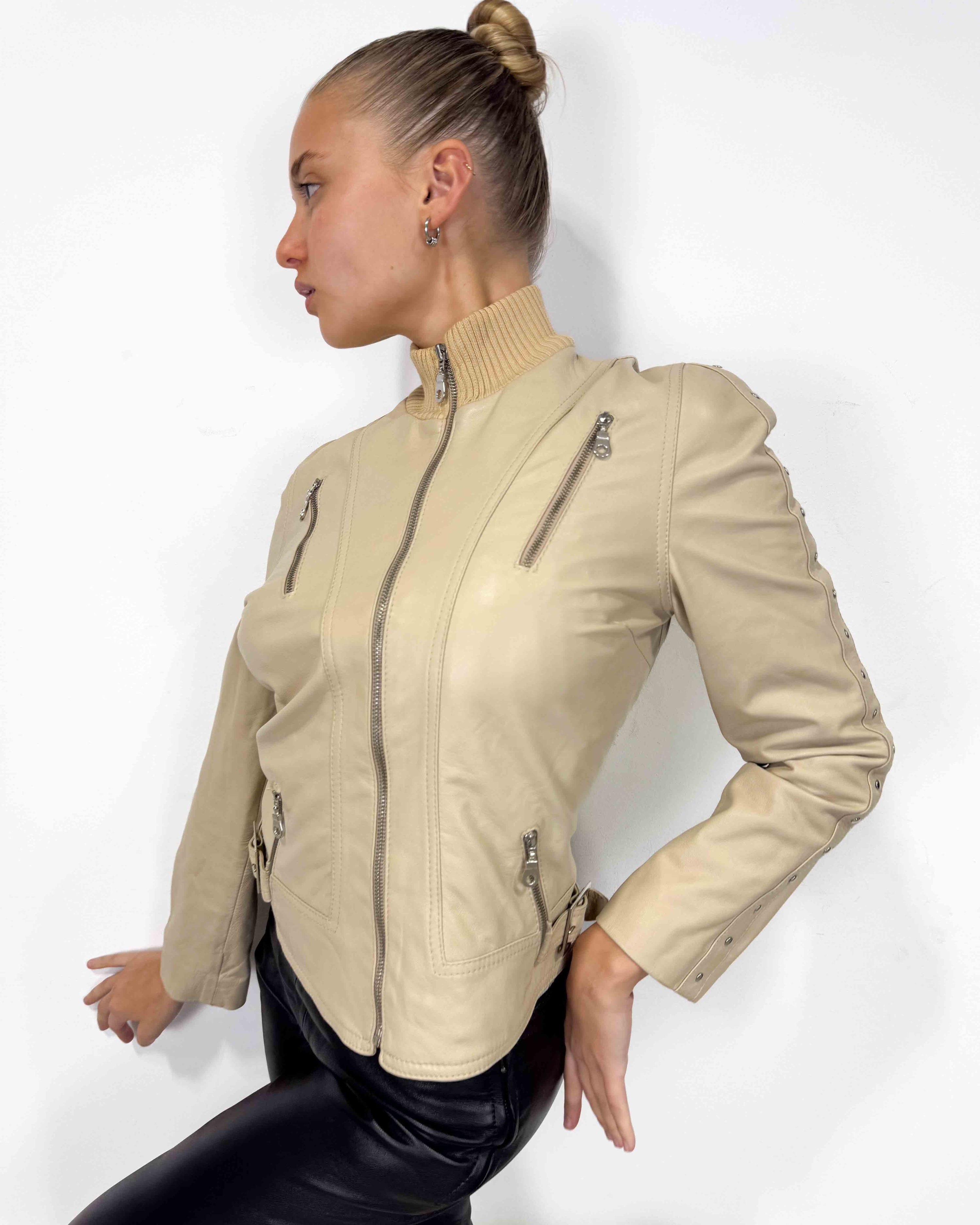 The Sabina leather jacket