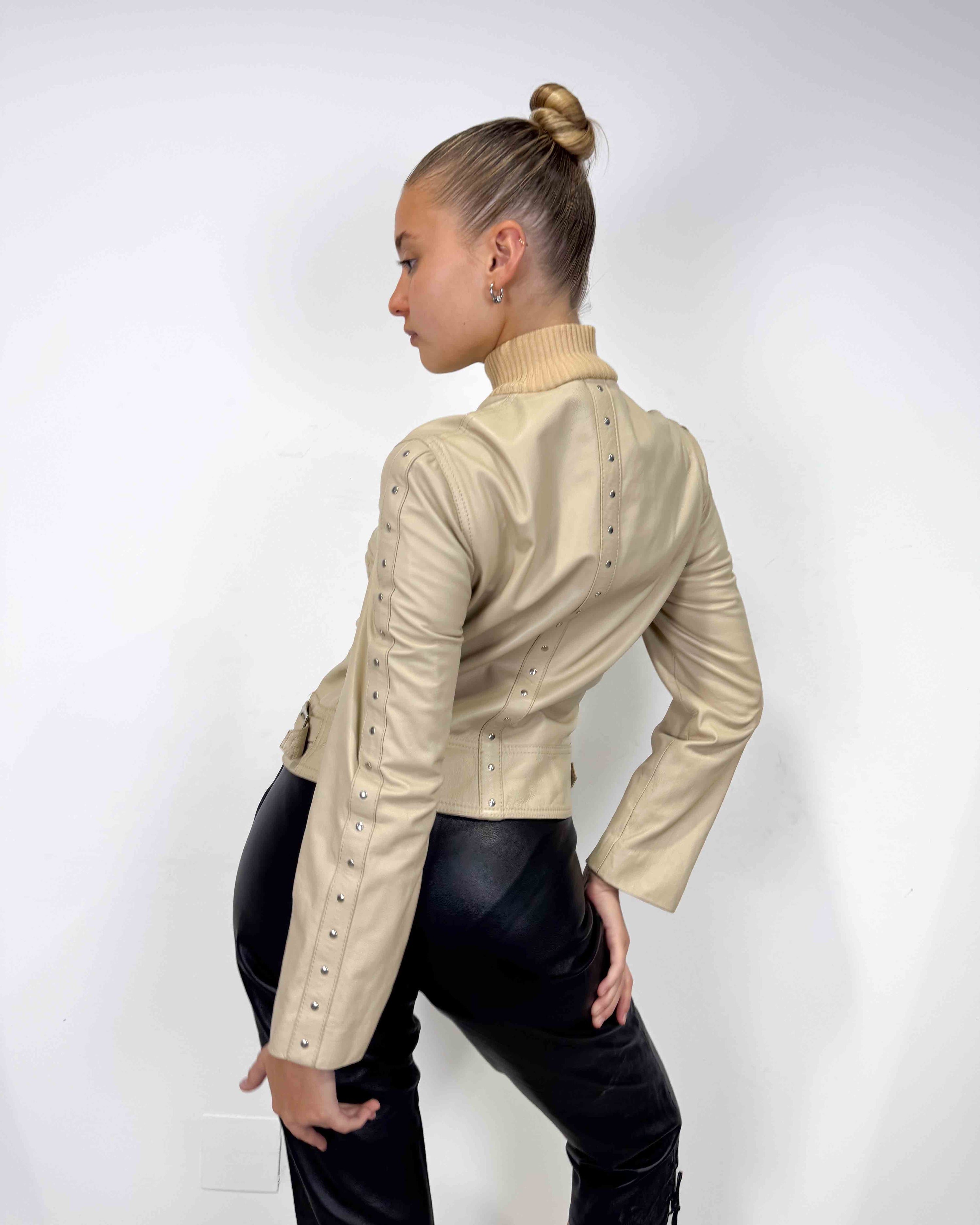 The Sabina leather jacket