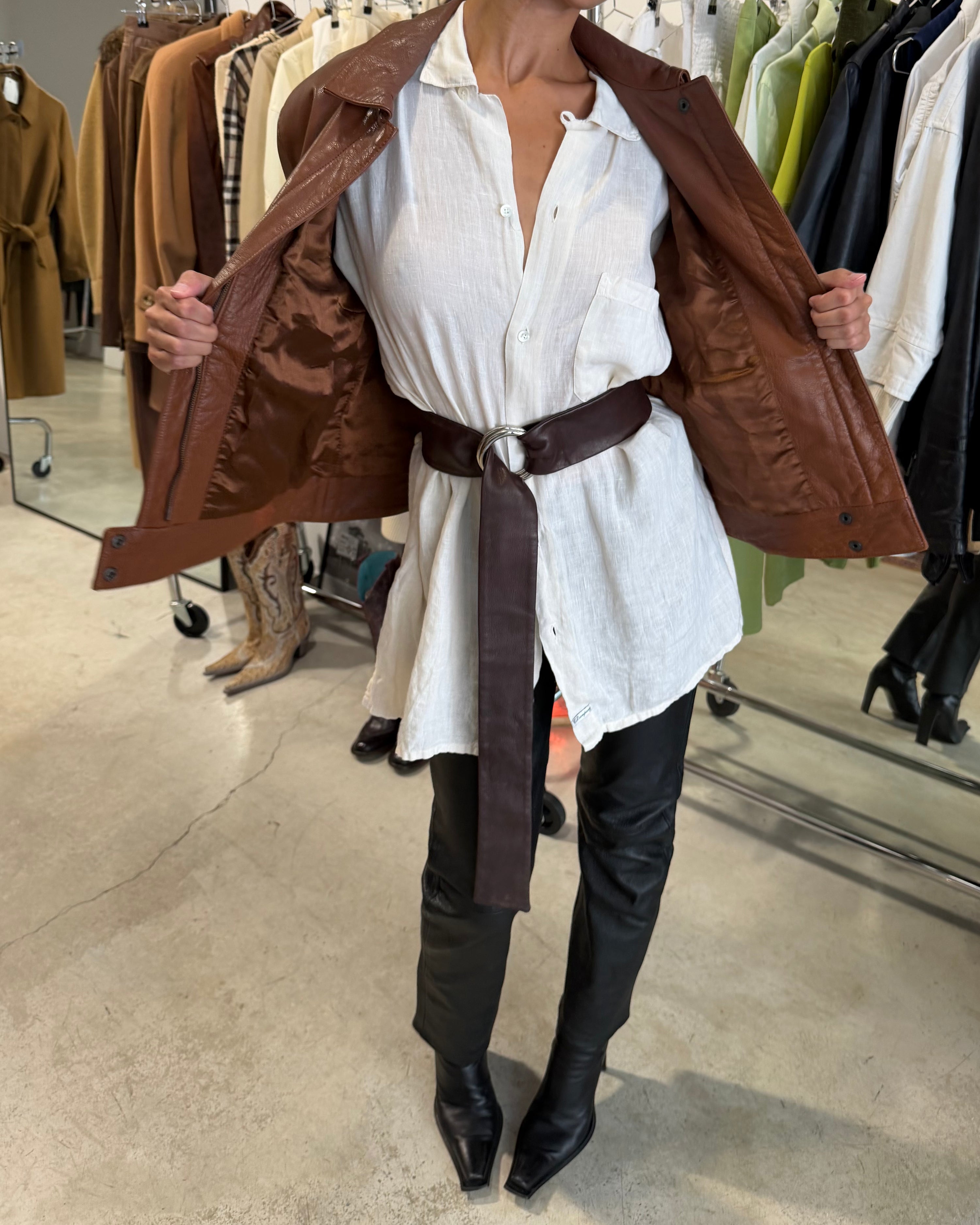 The Ginny leather jacket
