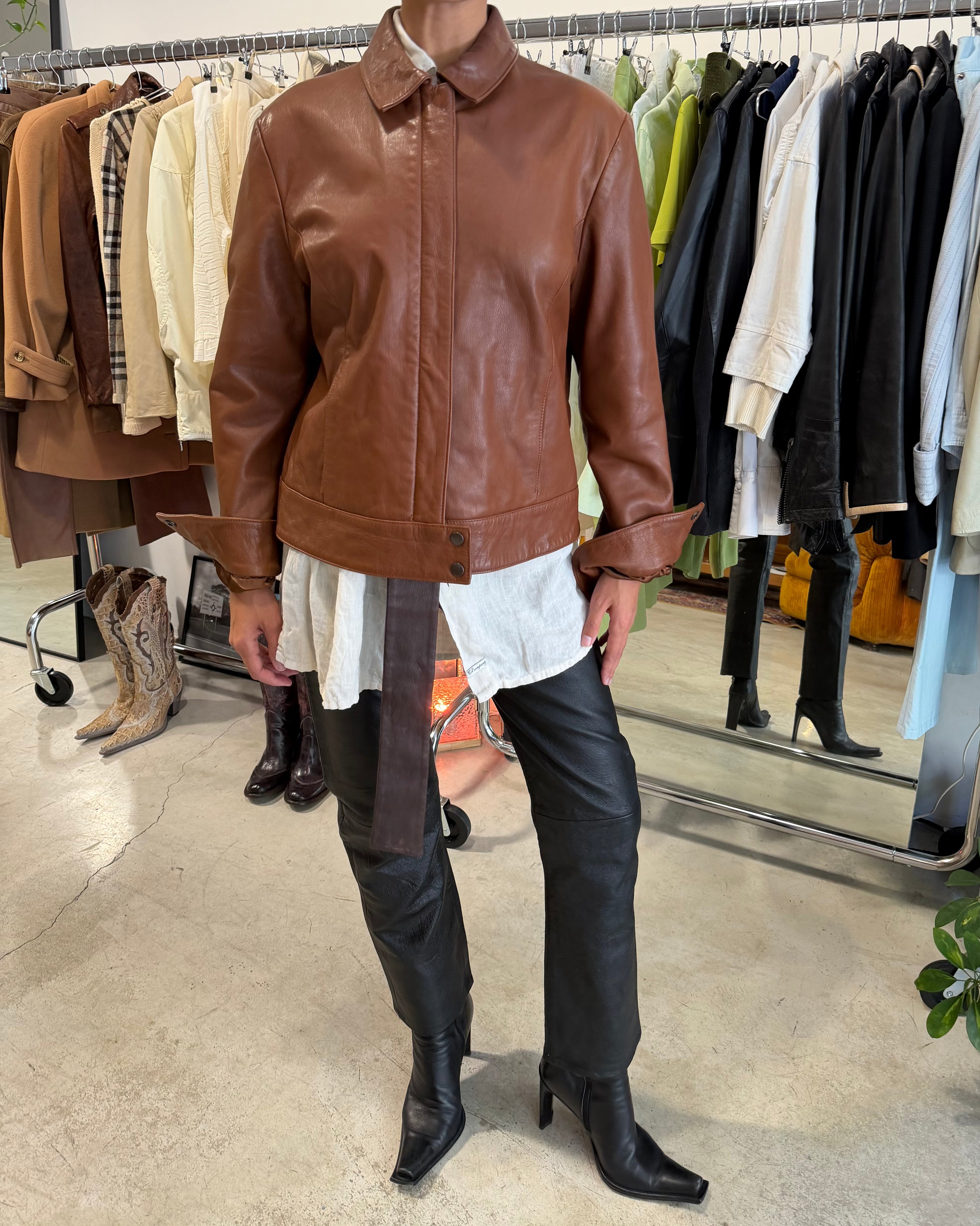 The Ginny leather jacket