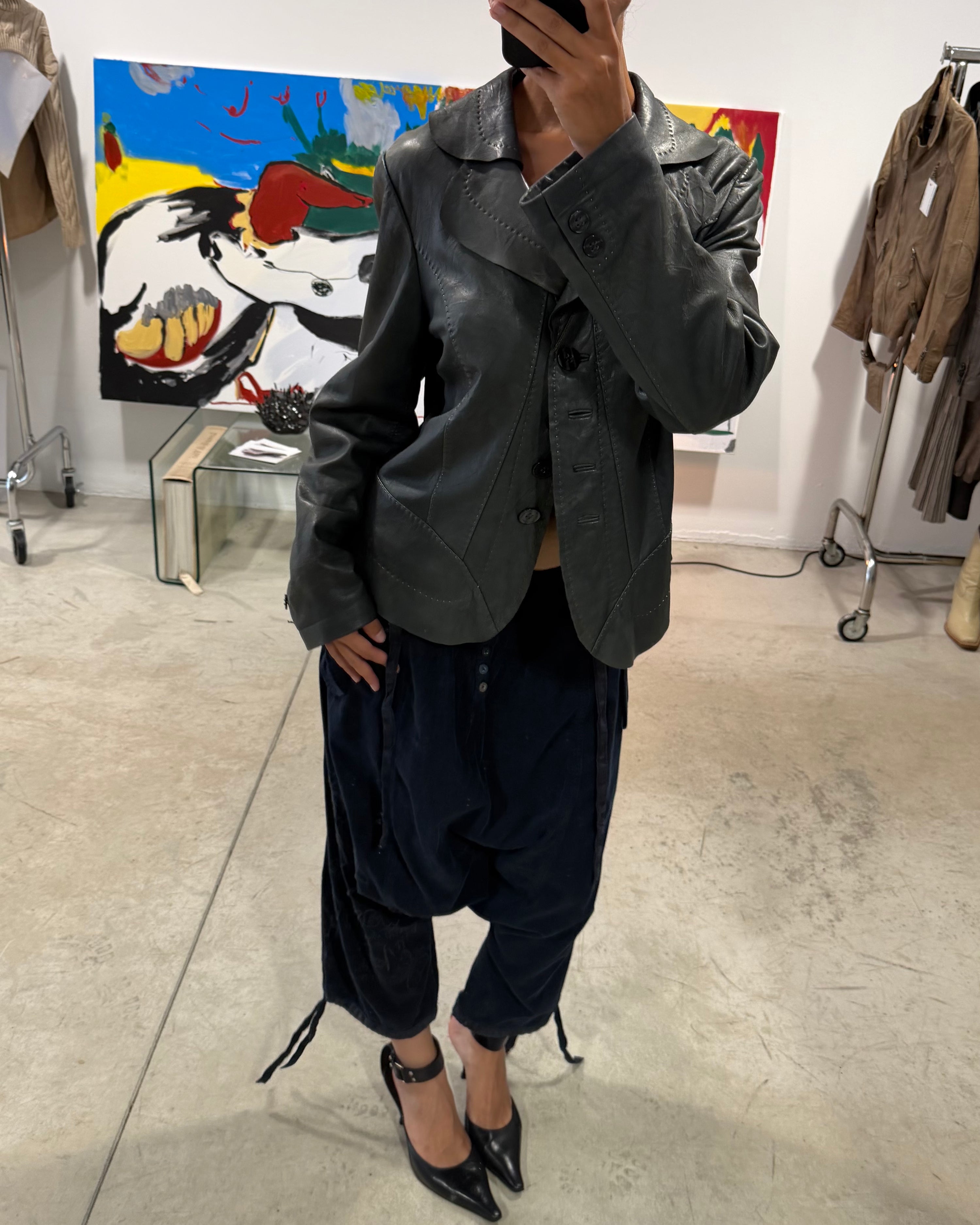 The Fania leather jacket