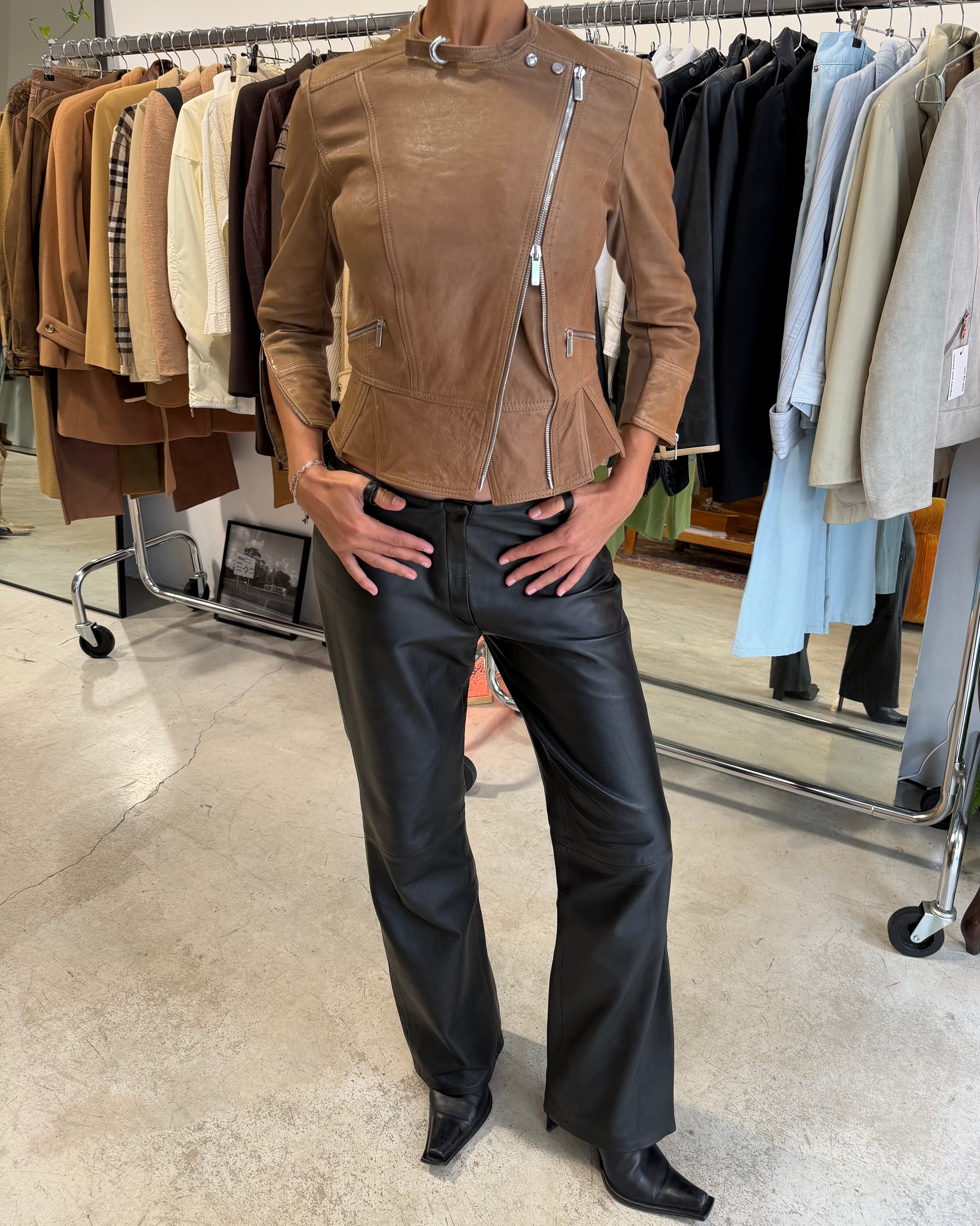 The Carla leather jacket