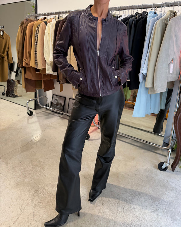 The Caroline leather jacket