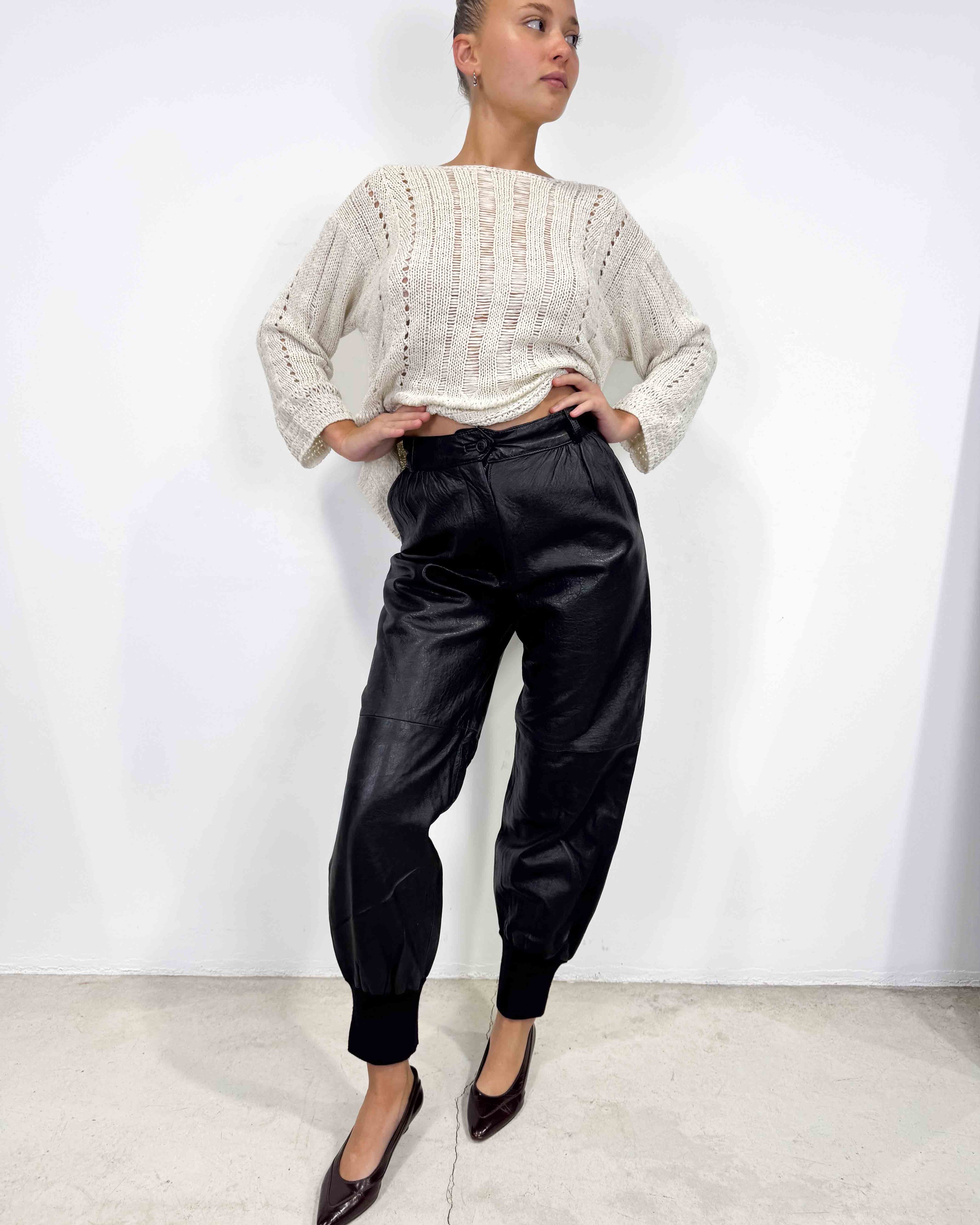 The Zahara leather pants