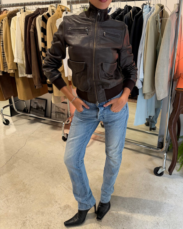 The Johanna leather jacket